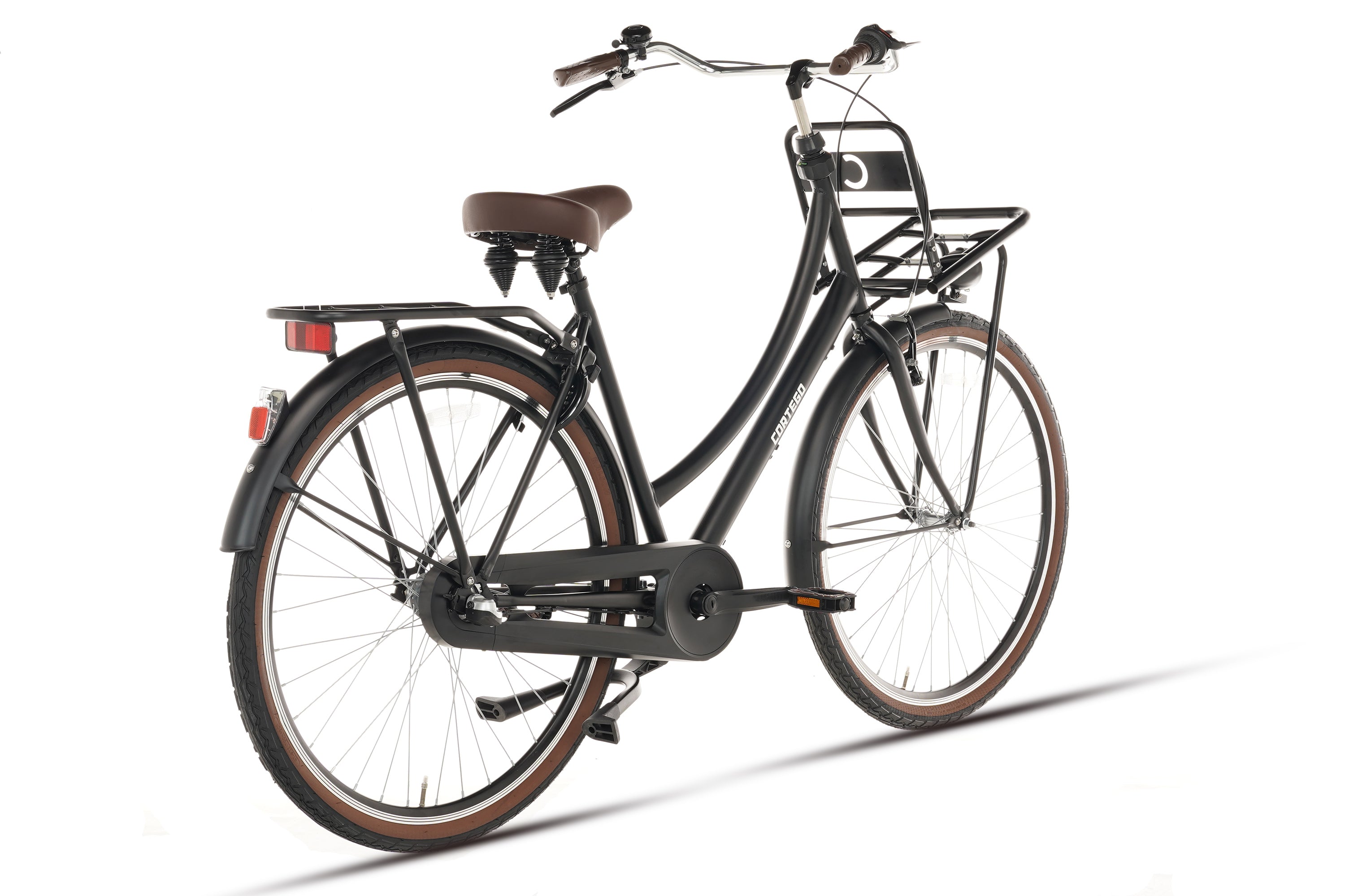 Cortego Cargo N3 Transportfiets Mat-Zwart - 3 Versnellingen