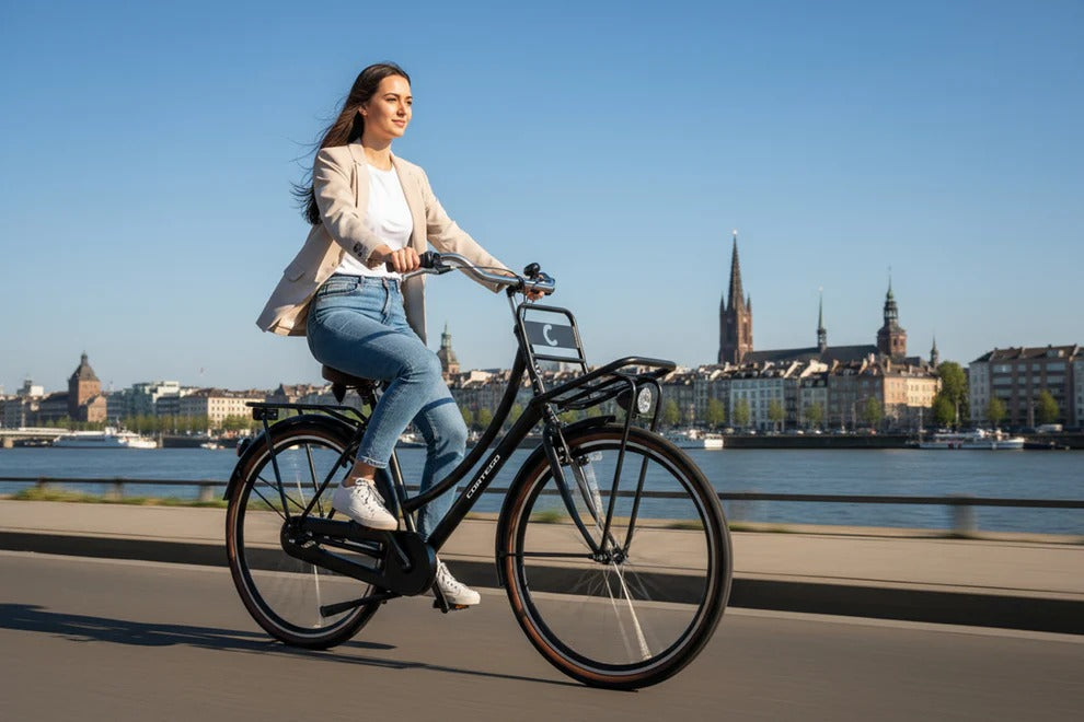 Cortego Cargo N3 Transportfiets Mat-Zwart - 3 Versnellingen