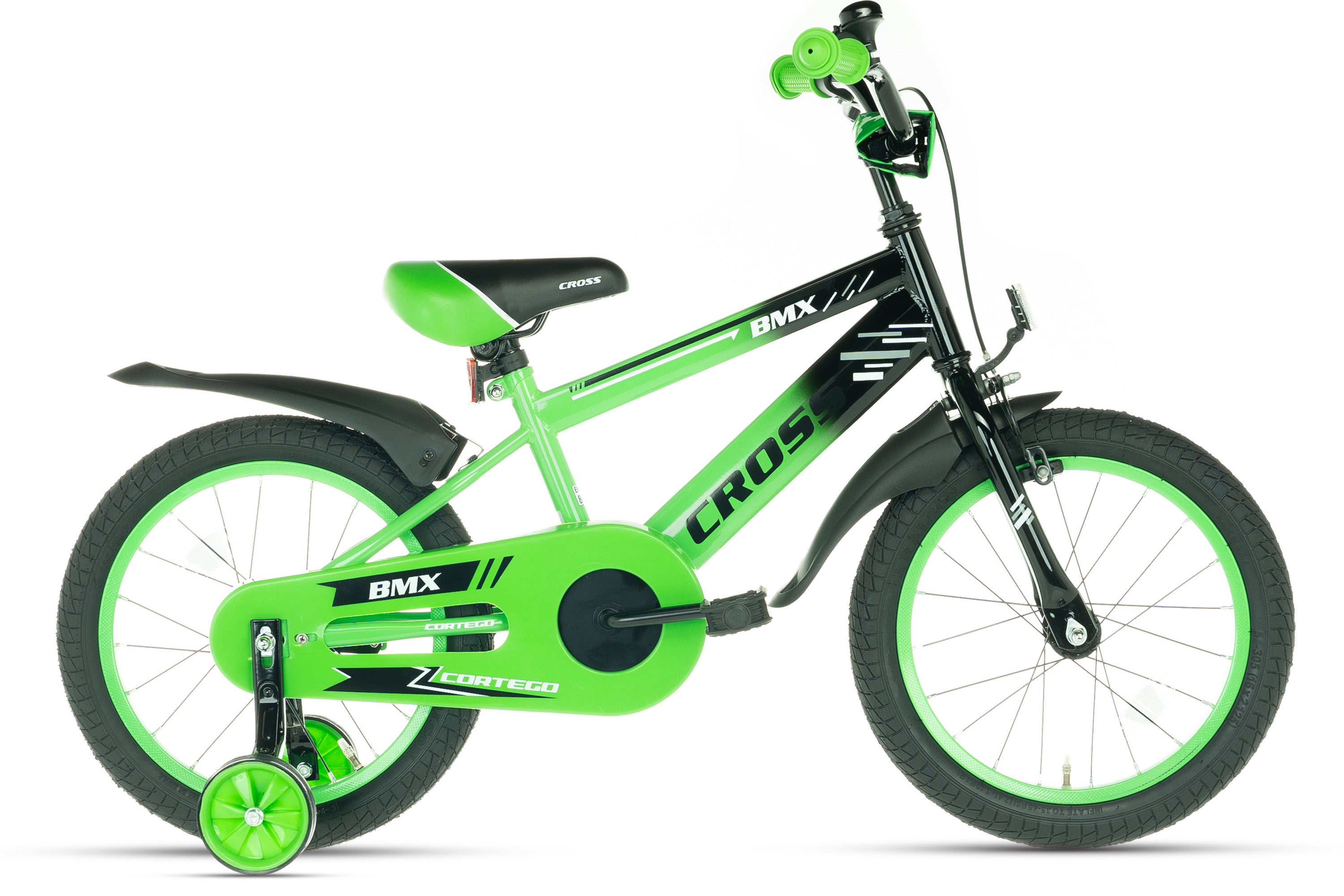Cortego BMX Cross Jongensfiets groen 16 Inch