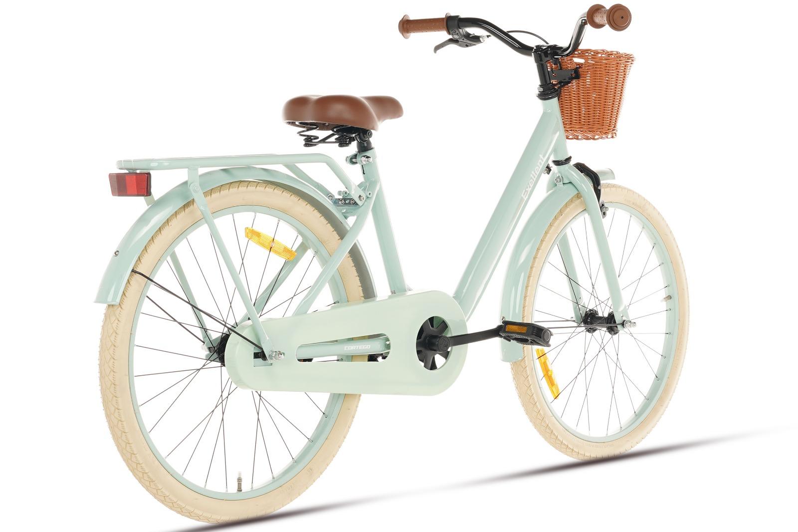 Cortego Excellent Meisjesfiets Groen 22 inch + Mand