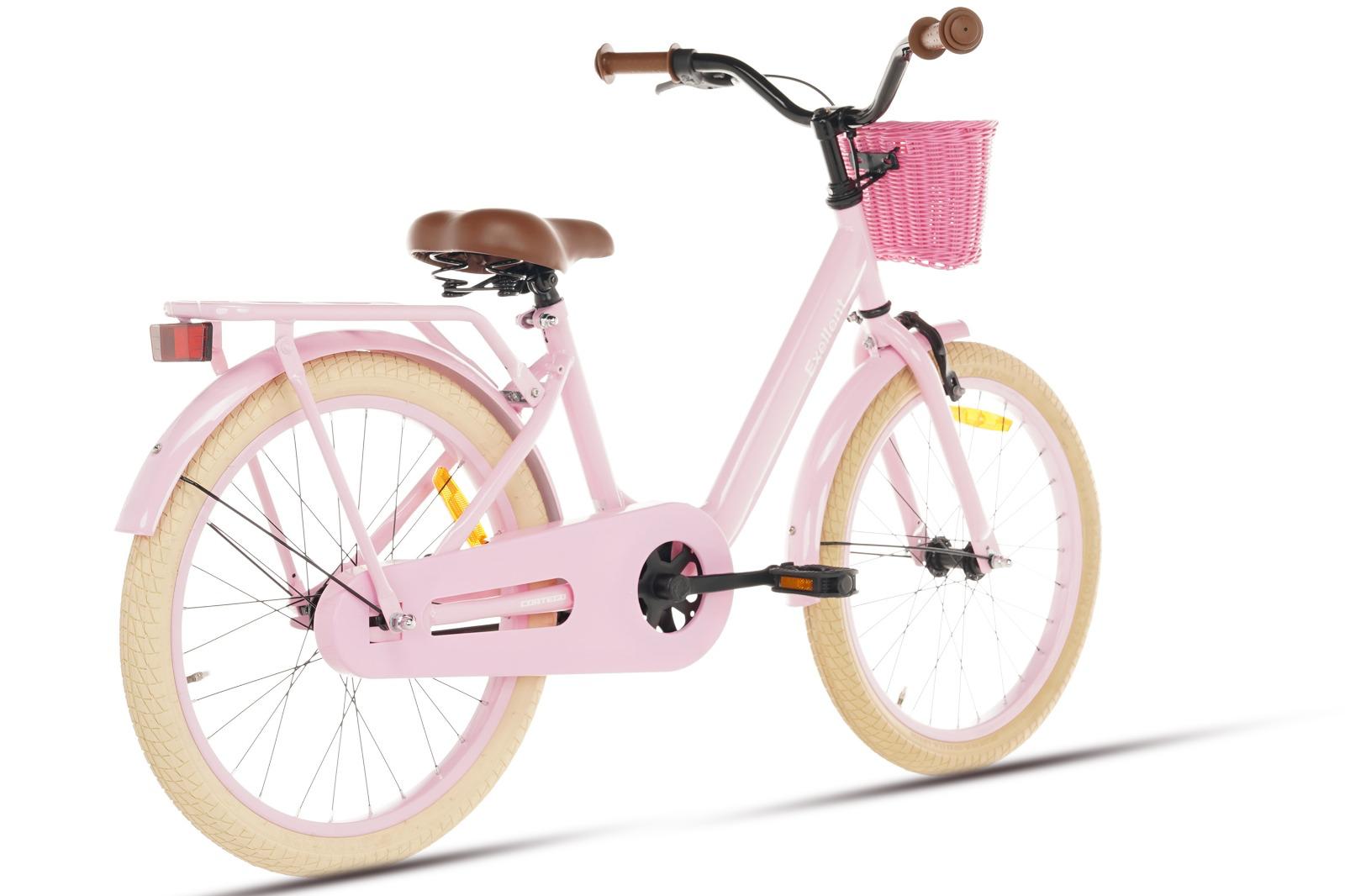 Cortego Excellent Meisjesfiets Roze 22 inch + Mand