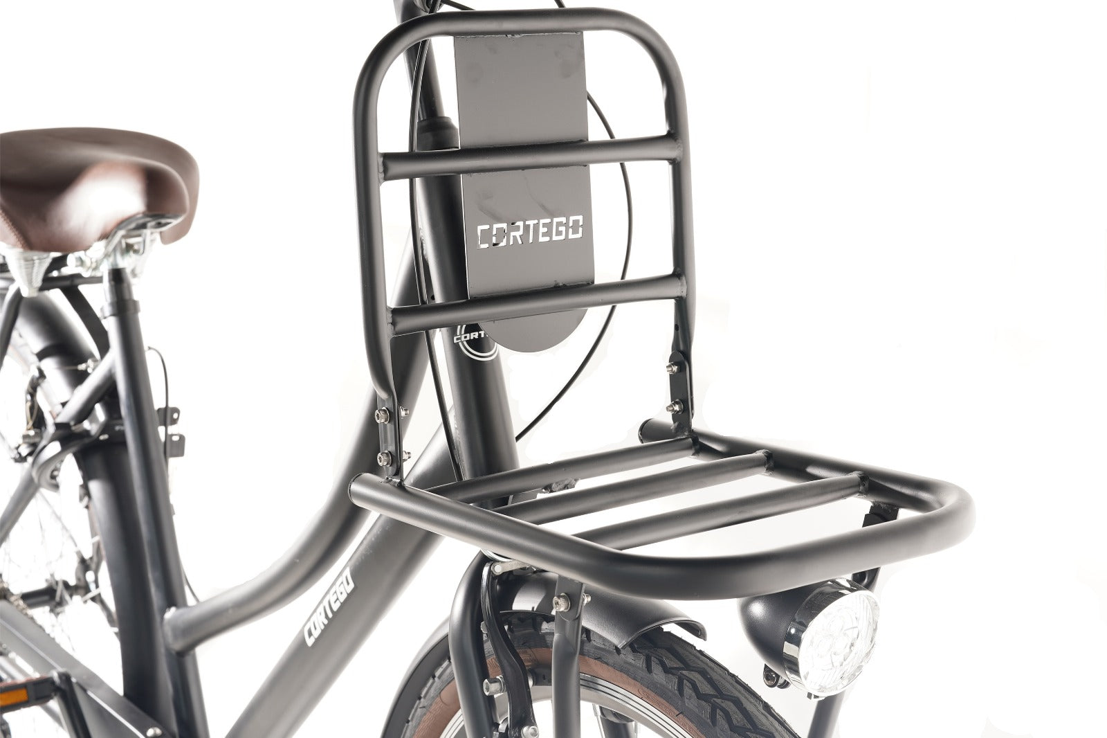 Cortego Mona Moederfiets 28 Inch - 7 Versnellingen - Mat-Zwart