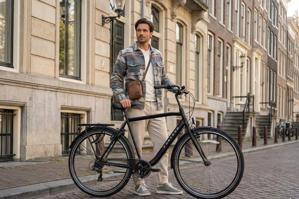 Cortego Premium Plus Herenfiets 7 Versnellingen Mat-Zwart