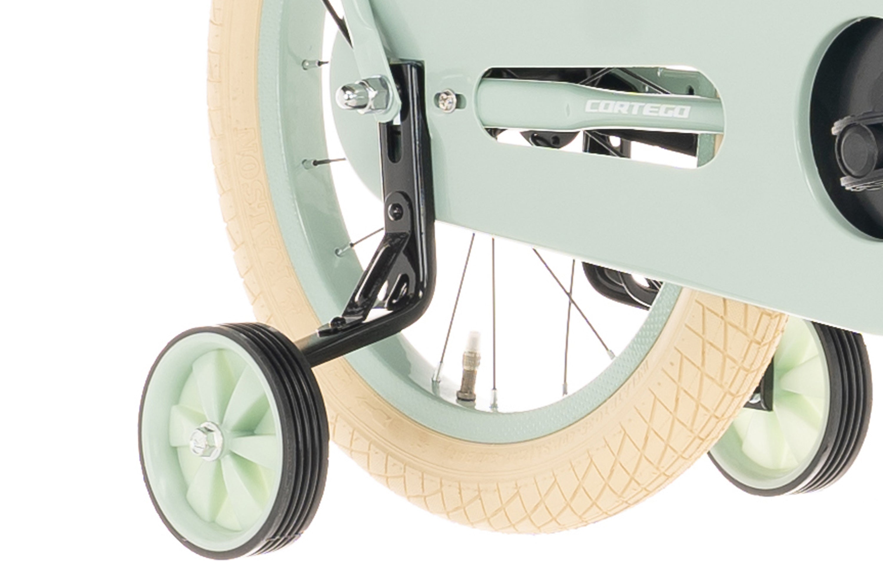 Cortego Liberty meisjesfiets Groen 12 inch + mand
