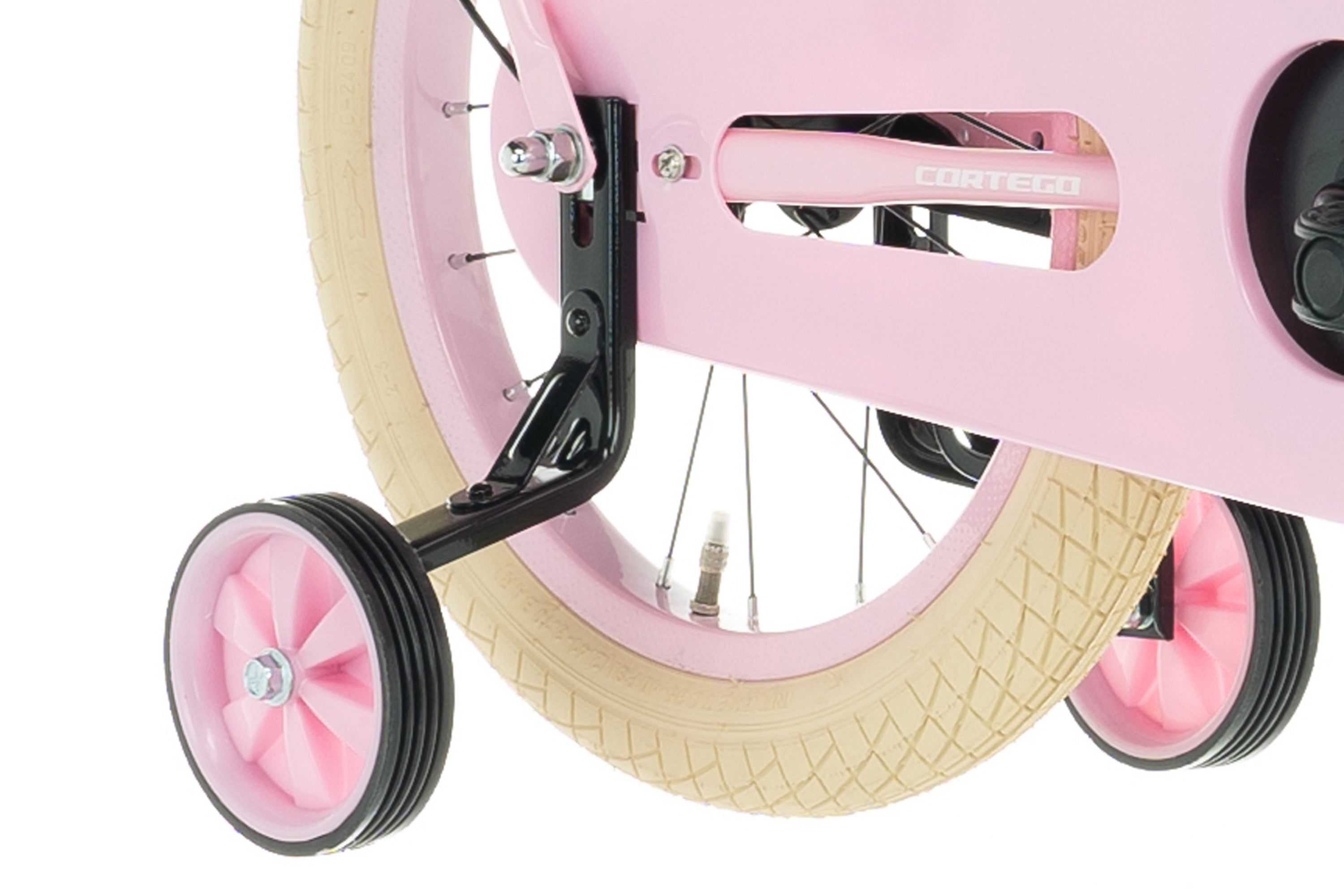 Cortego Liberty meisjesfiets Roze 18 inch + mand