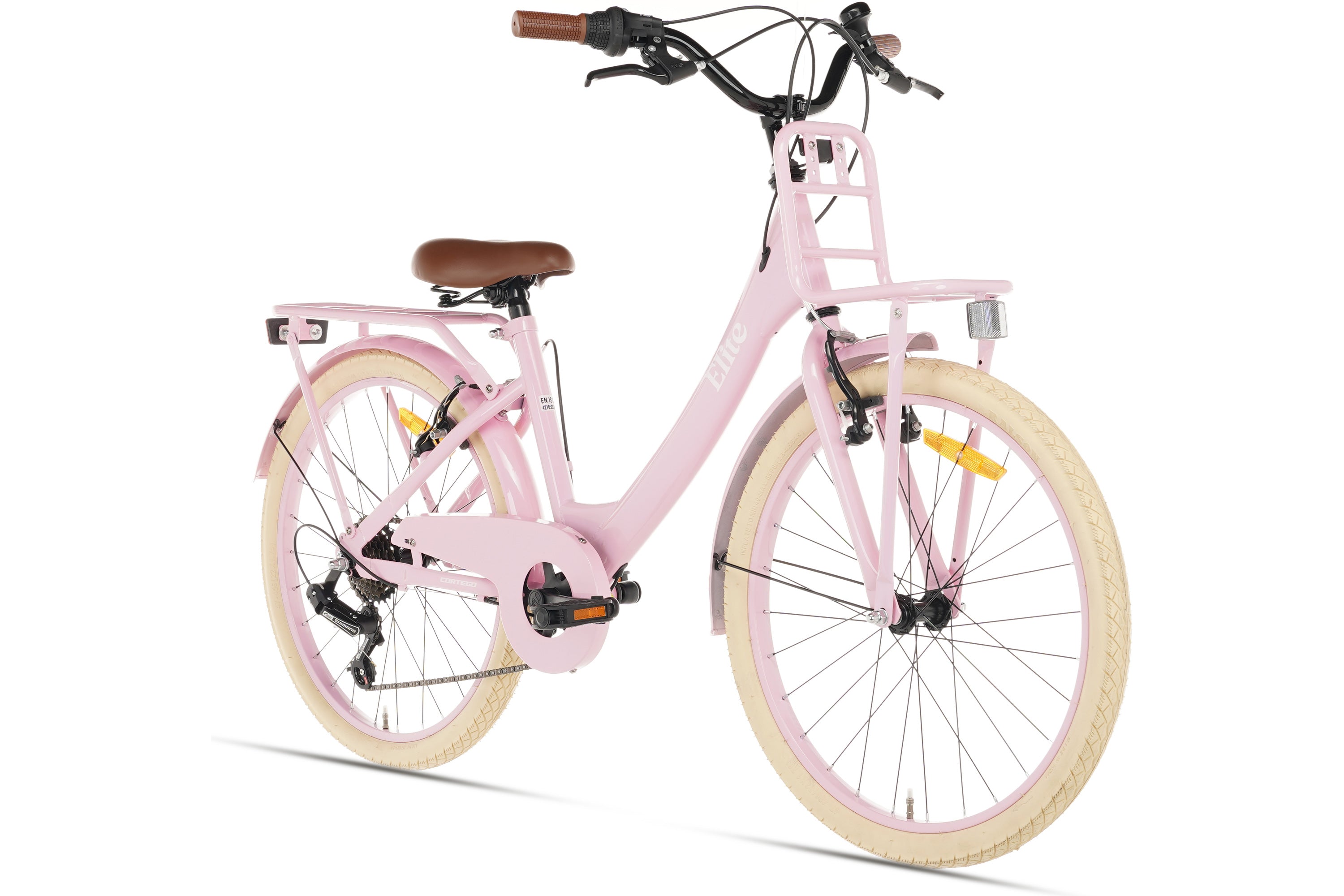 Cortego Elite Meisjesfiets 22 inch - 7 Versnellingen - Roze