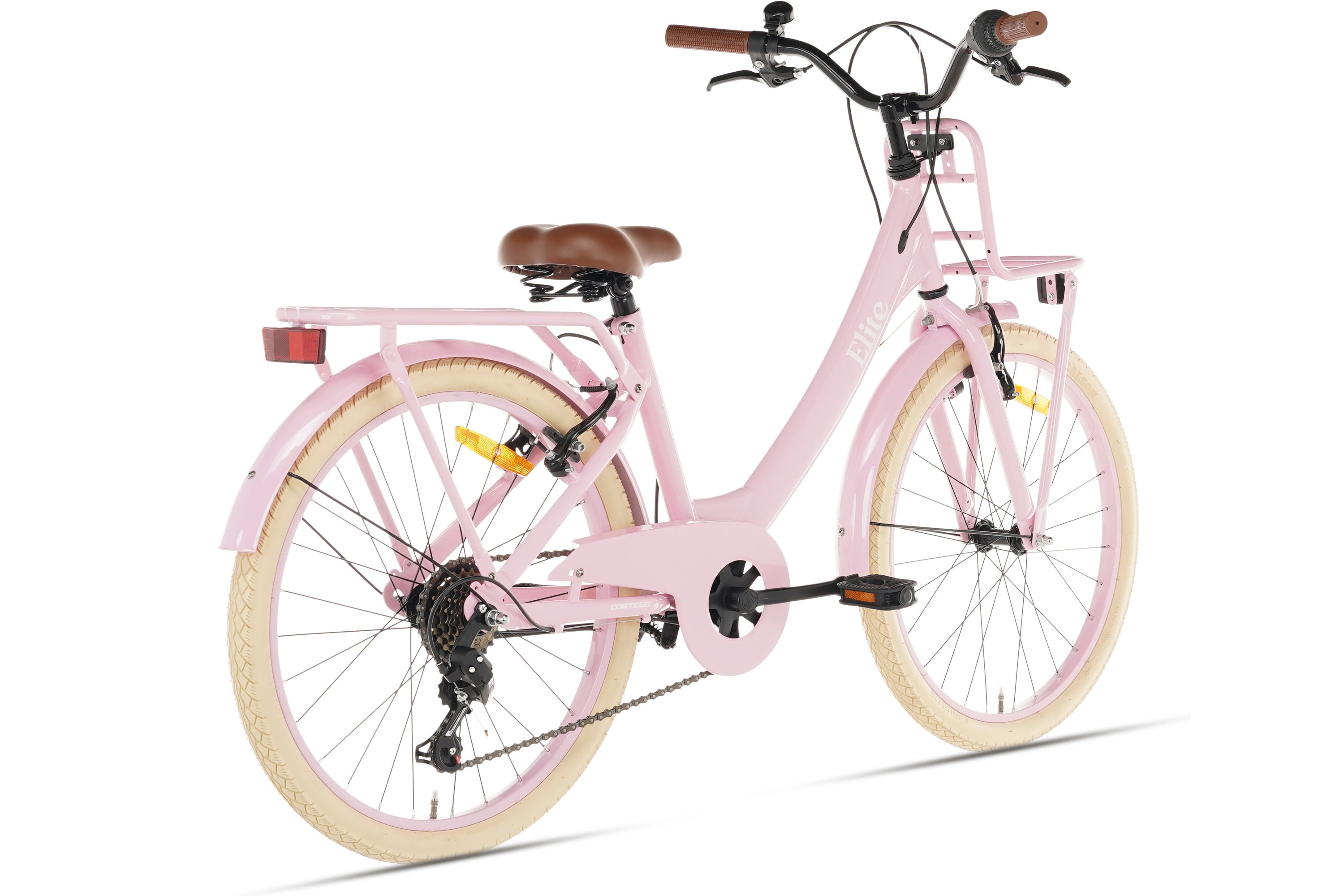 Cortego Elite Meisjesfiets 22 inch - 7 Versnellingen - Roze
