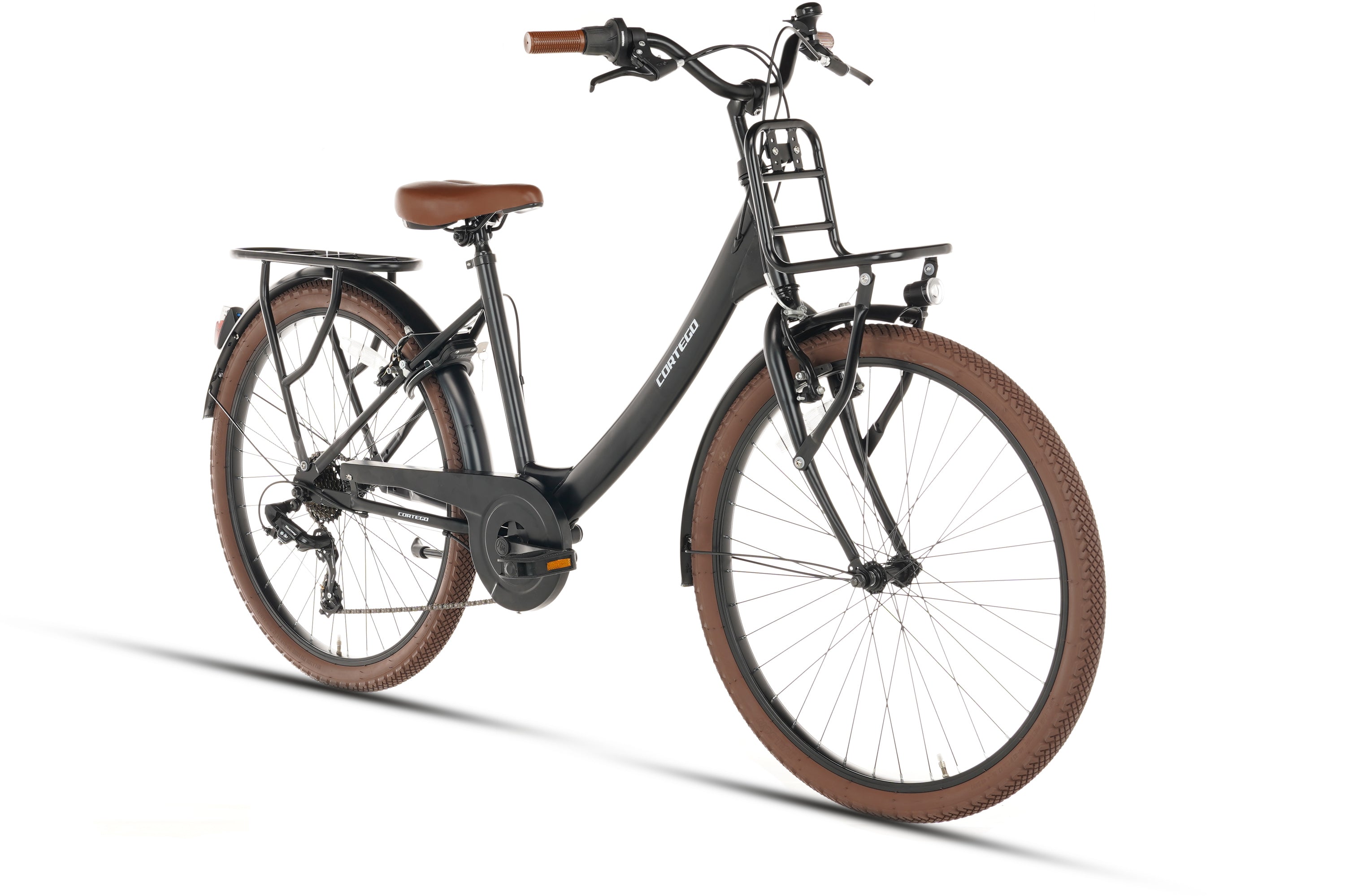 Cortego Elite Meisjesfiets 26 inch - 7 Versnellingen - Mat-Zwart