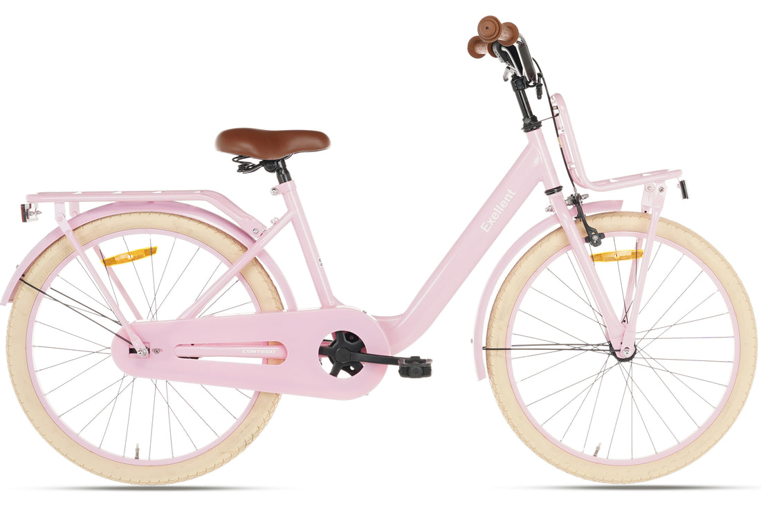 Cortego Excellent Meisjesfiets Roze 22 inch