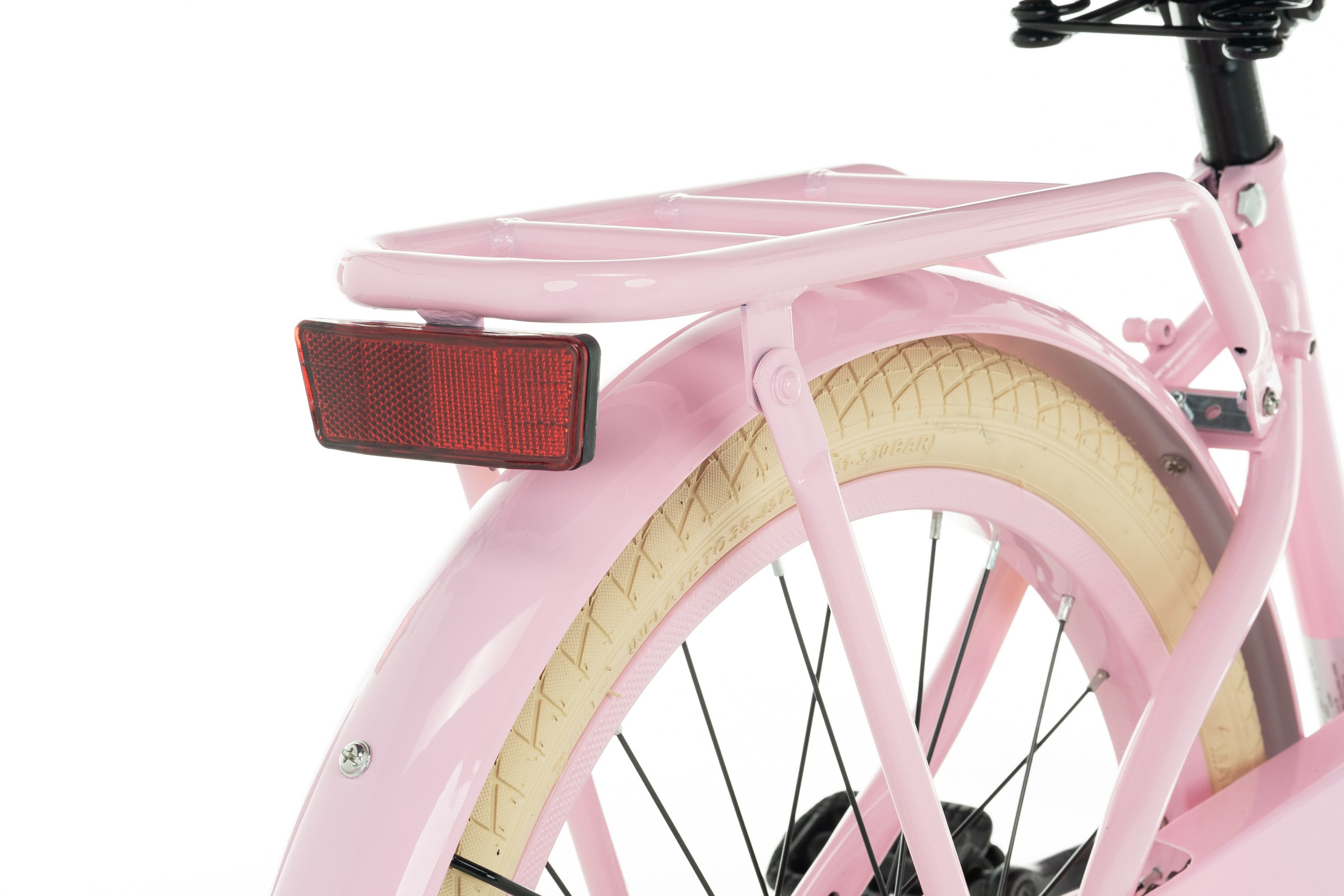 Cortego Liberty meisjesfiets Roze 22 inch + mand