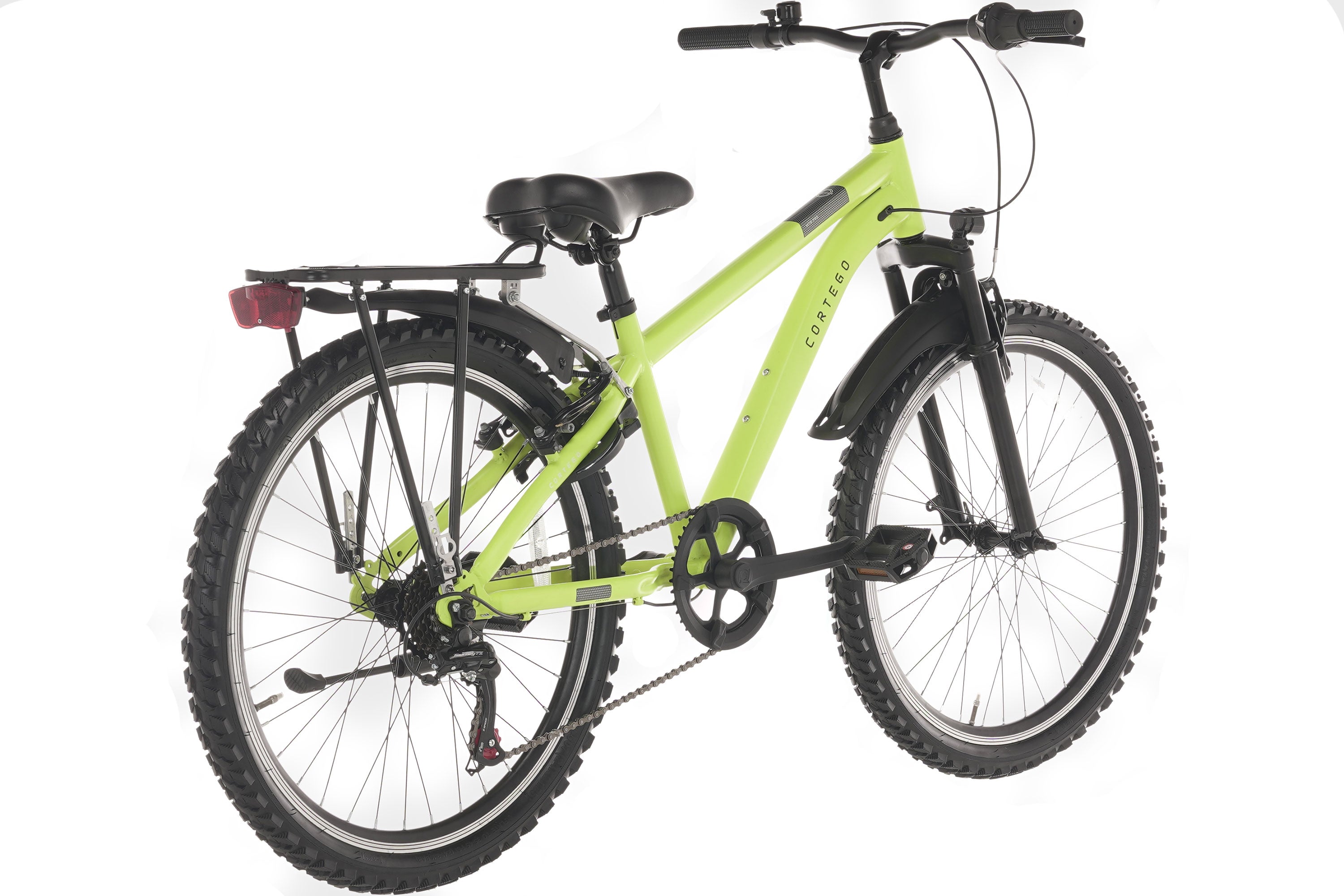 Cortego Ranger Plus 7-speed Jongensfiets 24 inch Fluogeel