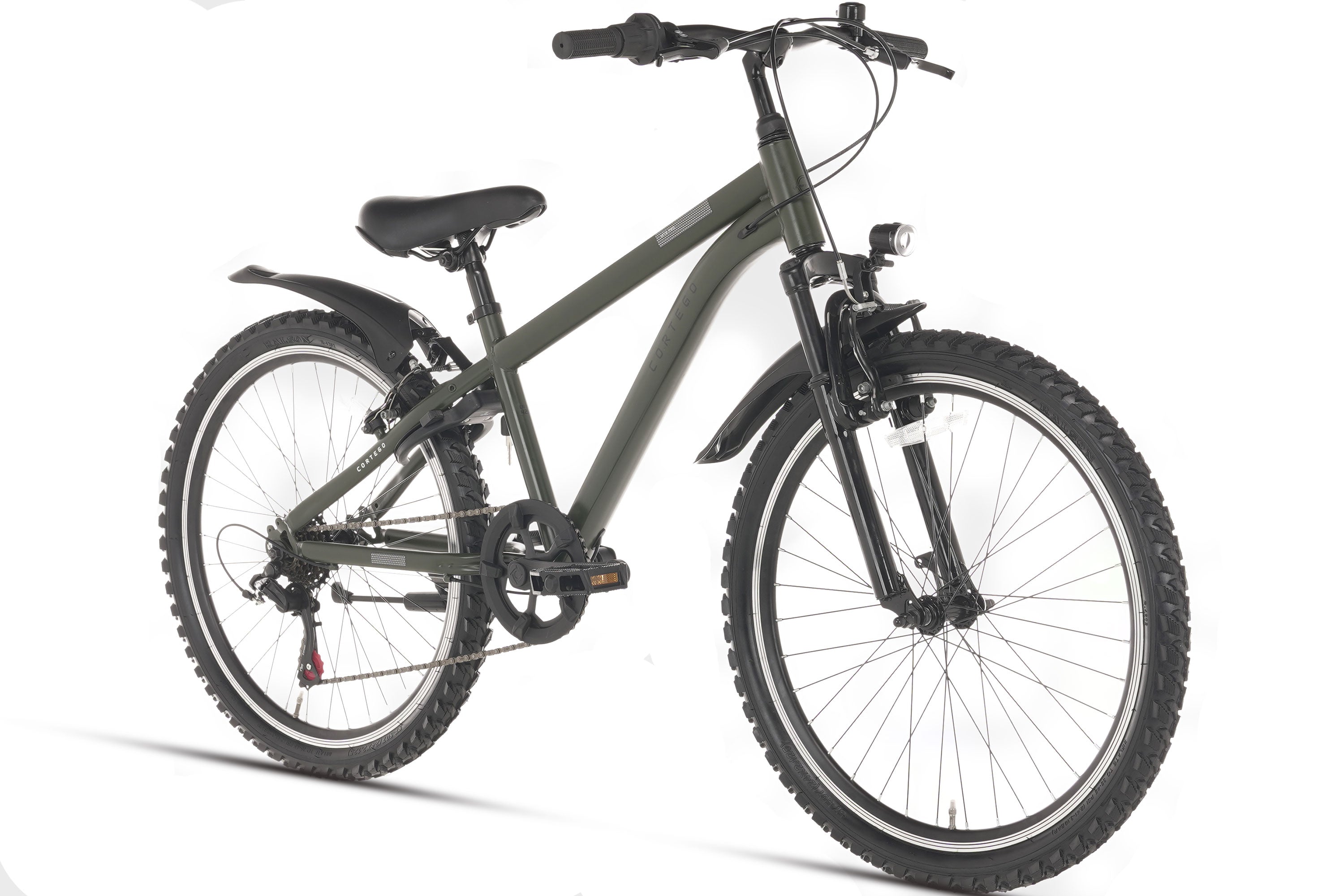 Cortego Ranger 7-speed Jongensfiets 24 inch Army Green