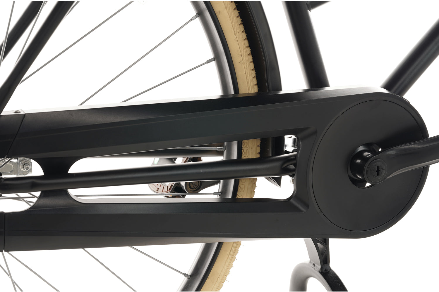 Cortego Omafiets Deluxe Mat-zwart 28 Inch