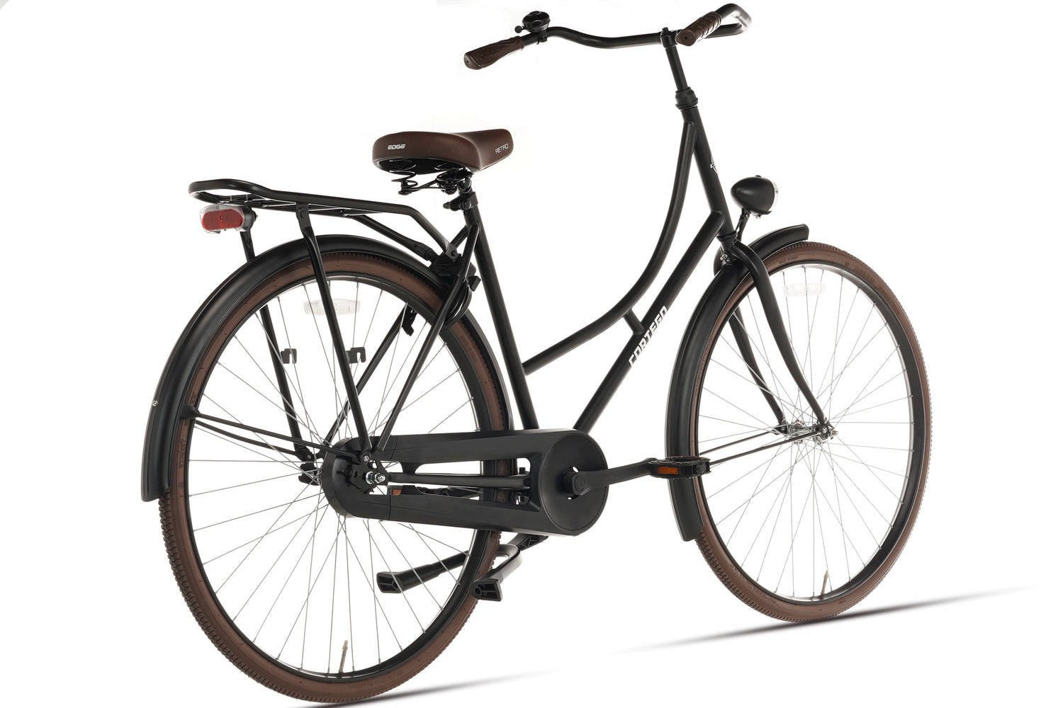 Cortego Omafiets Deluxe Mat-zwart 28 Inch