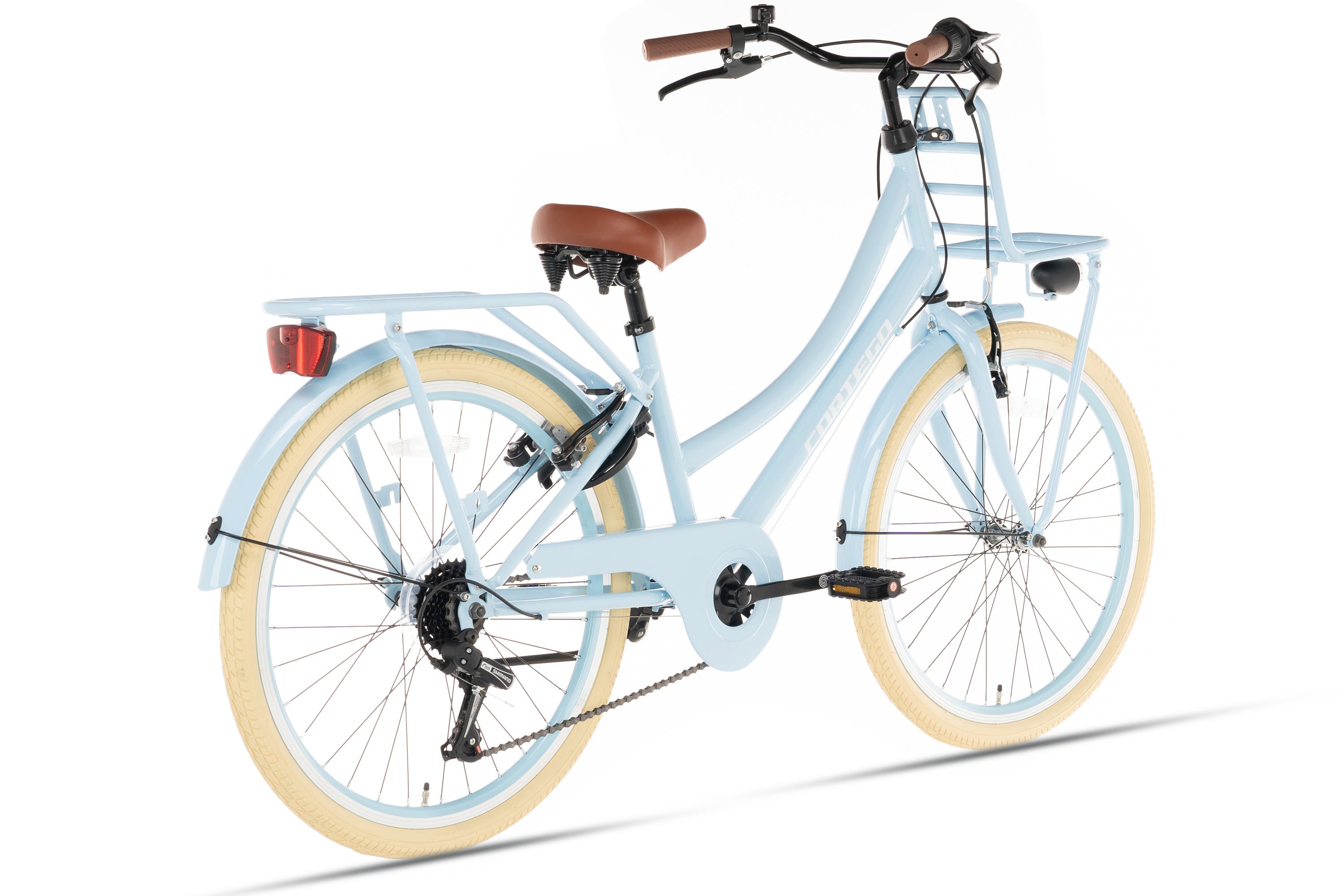 Cortego Transporter Meisjesfiets 22 inch - 7 Versnellingen - Blauw