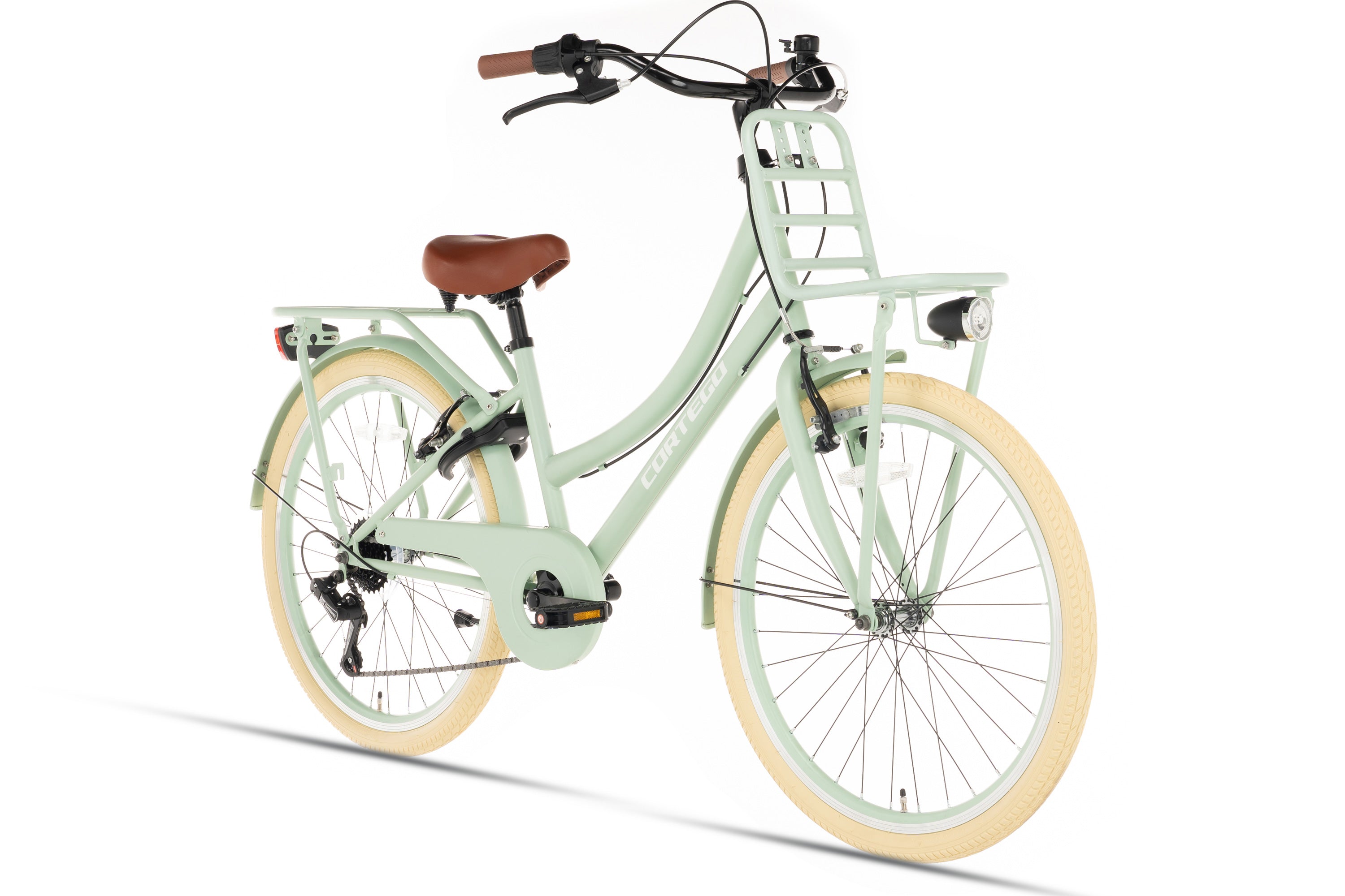 Cortego Transporter Meisjesfiets 24 inch - 7 Versnellingen - Groen