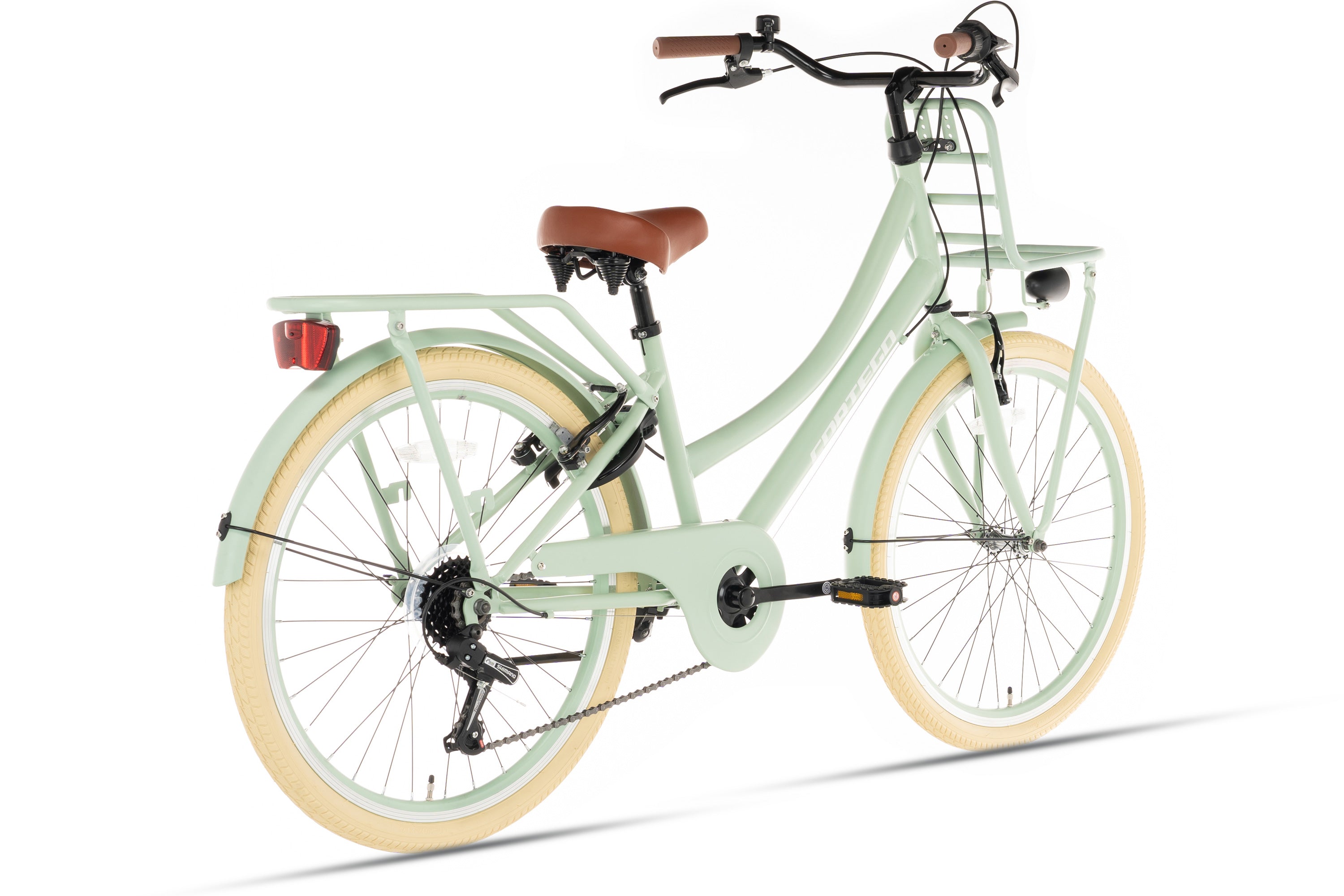 Cortego Transporter Meisjesfiets 24 inch - 7 Versnellingen - Groen