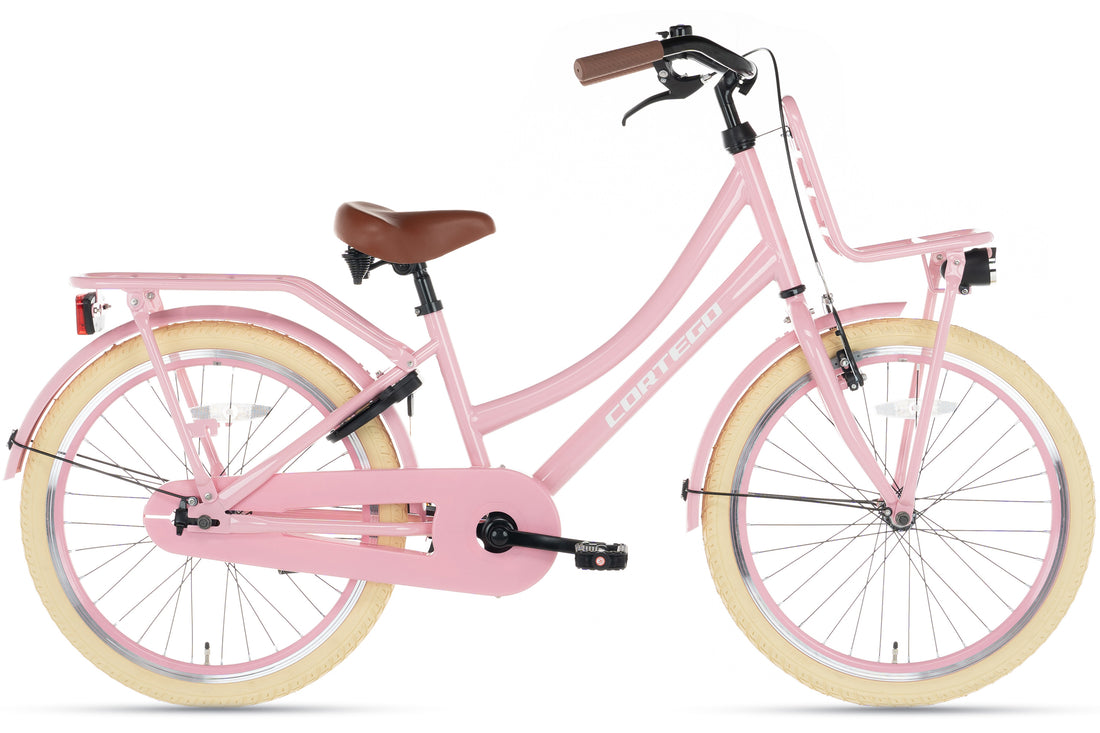 Cortego Transporter Meisjesfiets 22 inch Roze