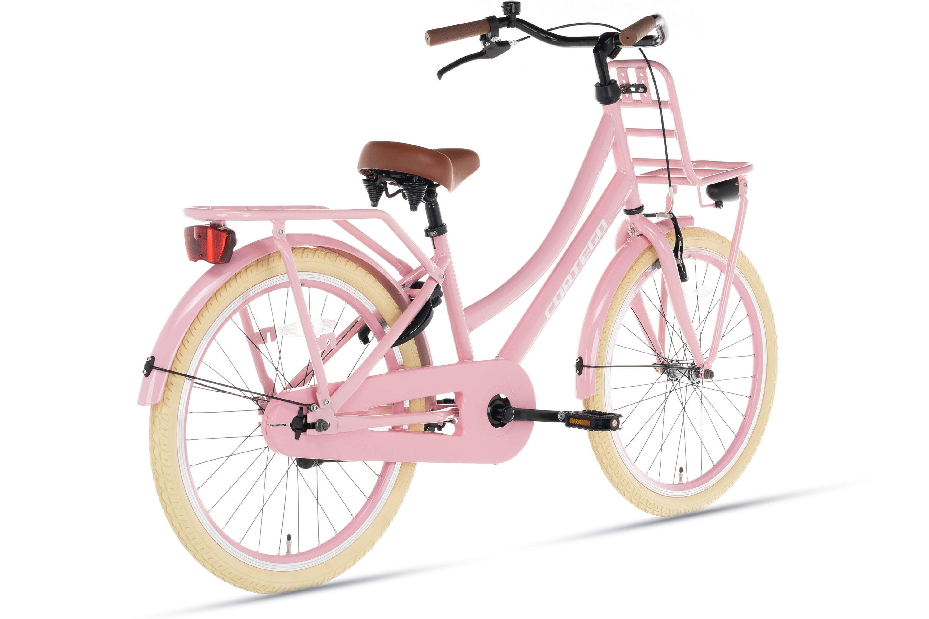 Cortego Transporter Meisjesfiets 22 inch Roze