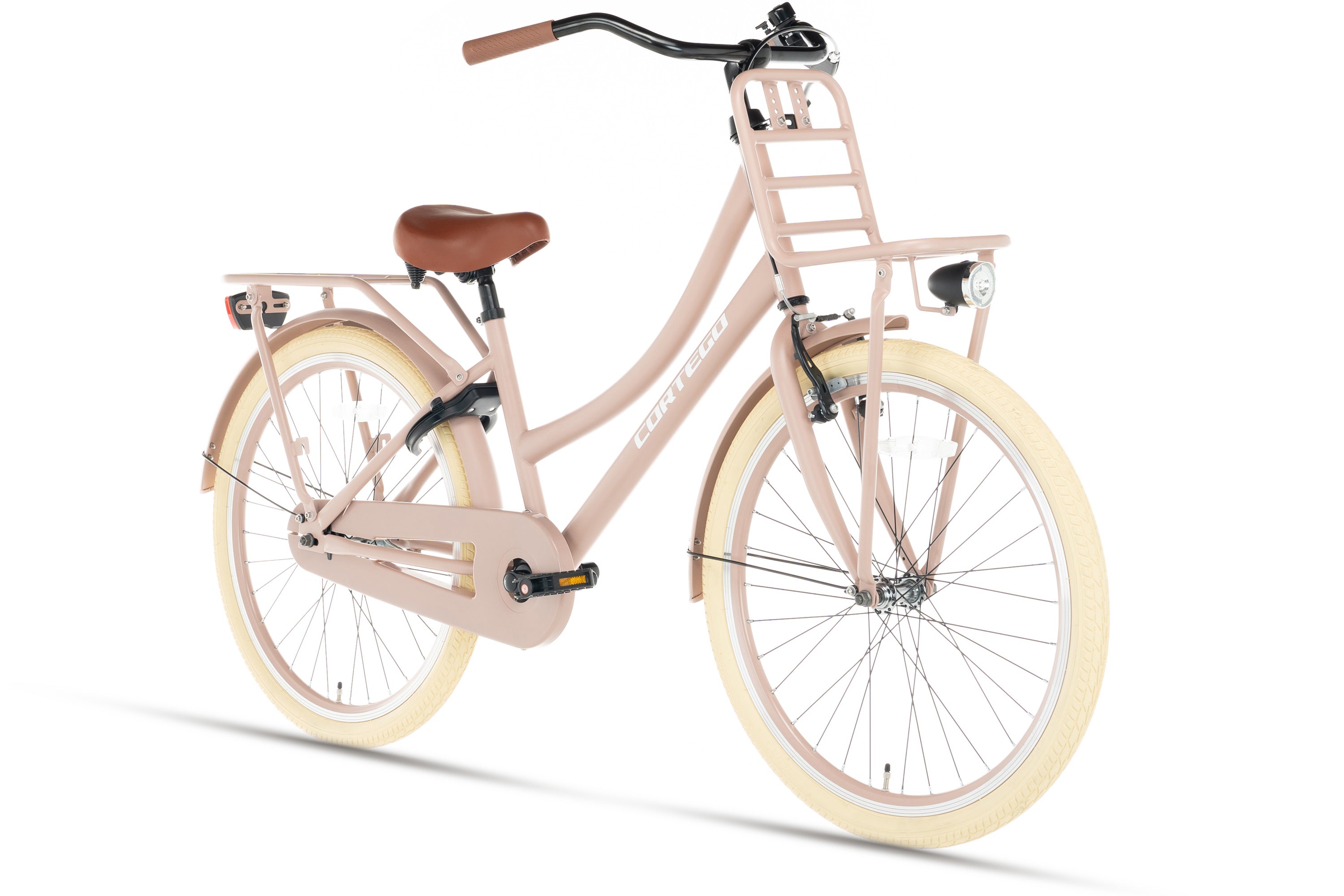 Cortego Transporter Meisjesfiets 24 inch Zalm