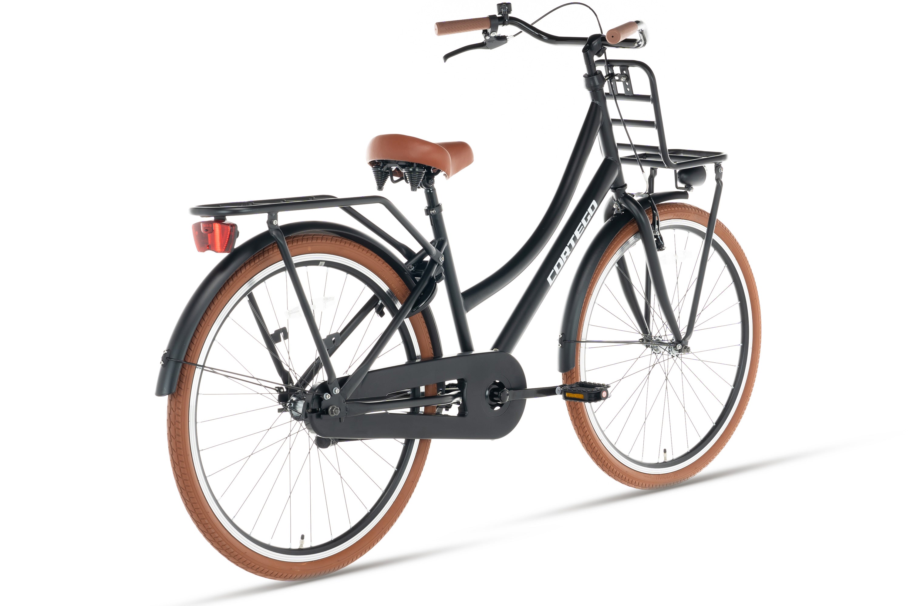 Cortego Transporter Meisjesfiets 26 inch Mat-Zwart