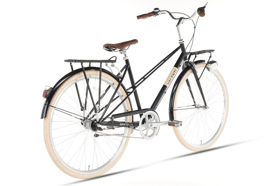 Spirit Valenti N3 Damesfiets Zwart plus
