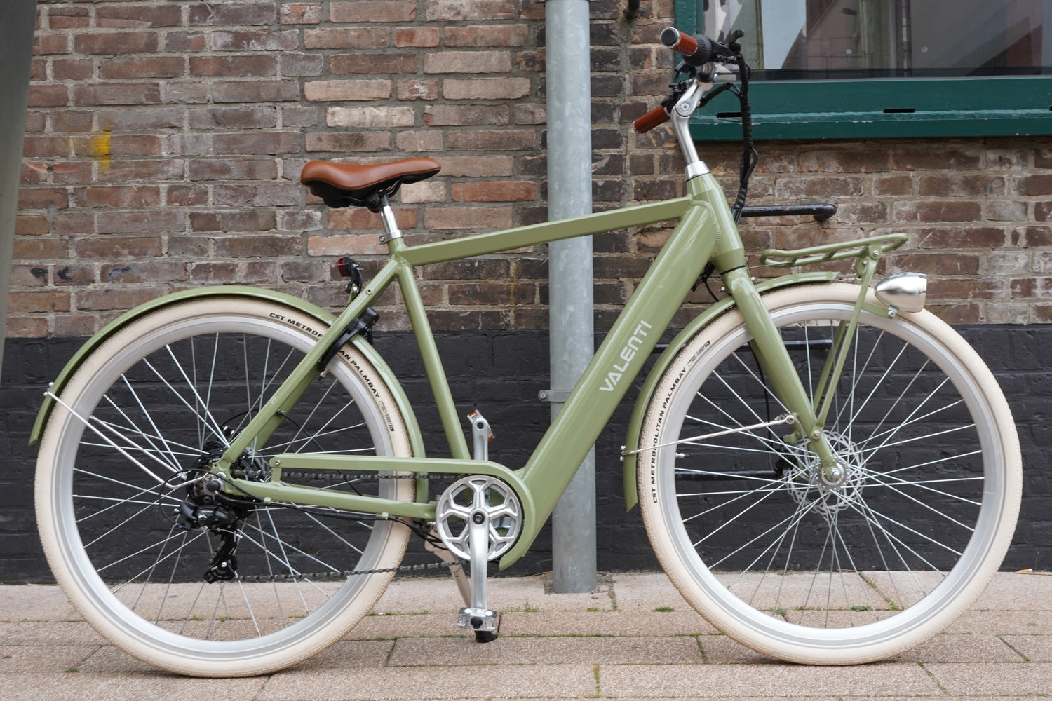 Valenti X7 Elektrische Herenfiets Green