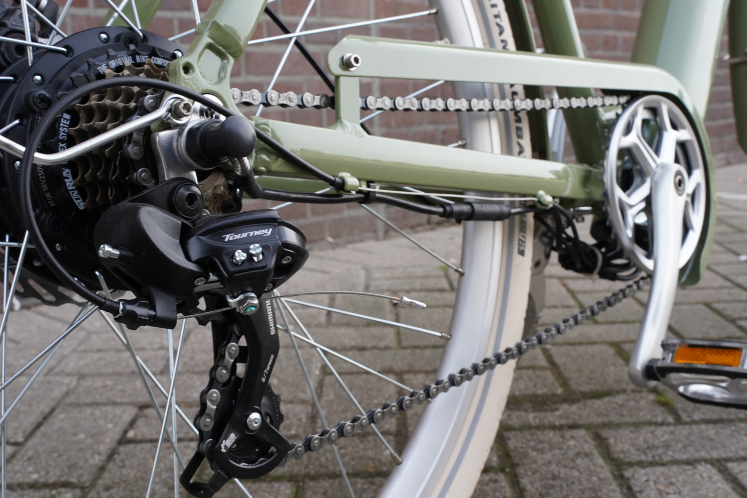 Valenti X7 Elektrische Herenfiets Green