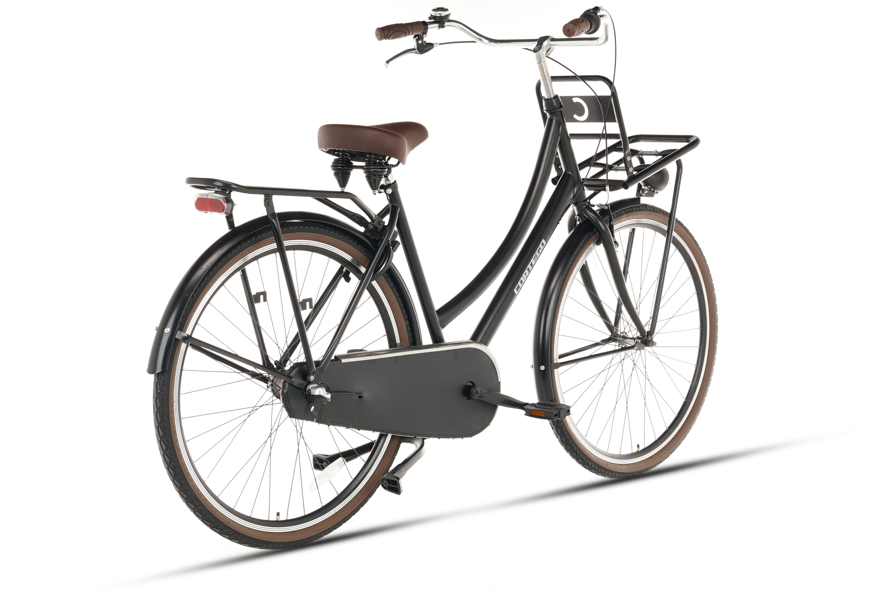 Cortego Cargo N3 Transportfiets Mat-Zwart - 3 Versnellingen