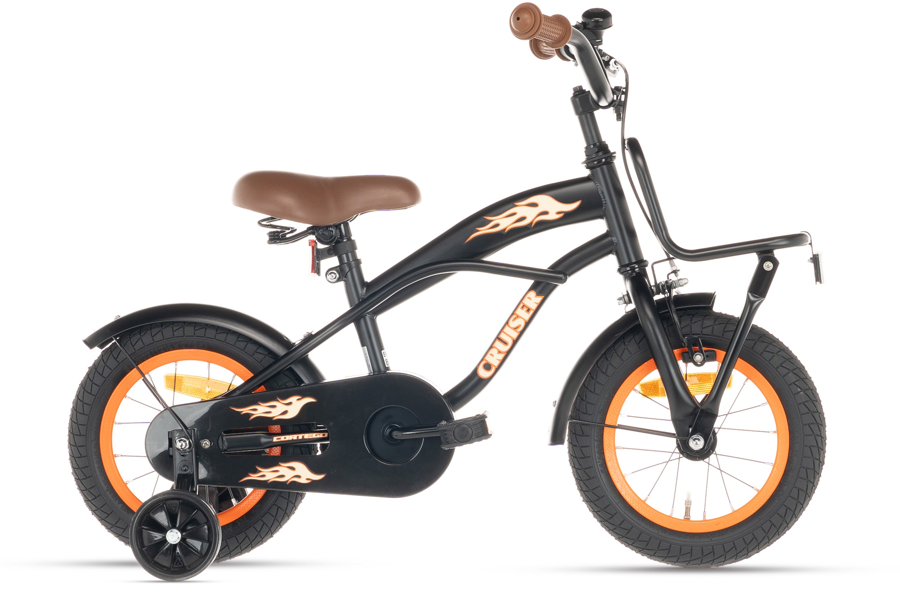 Cortego Cruiser Plus Jongensfiets Oranje 14 Inch