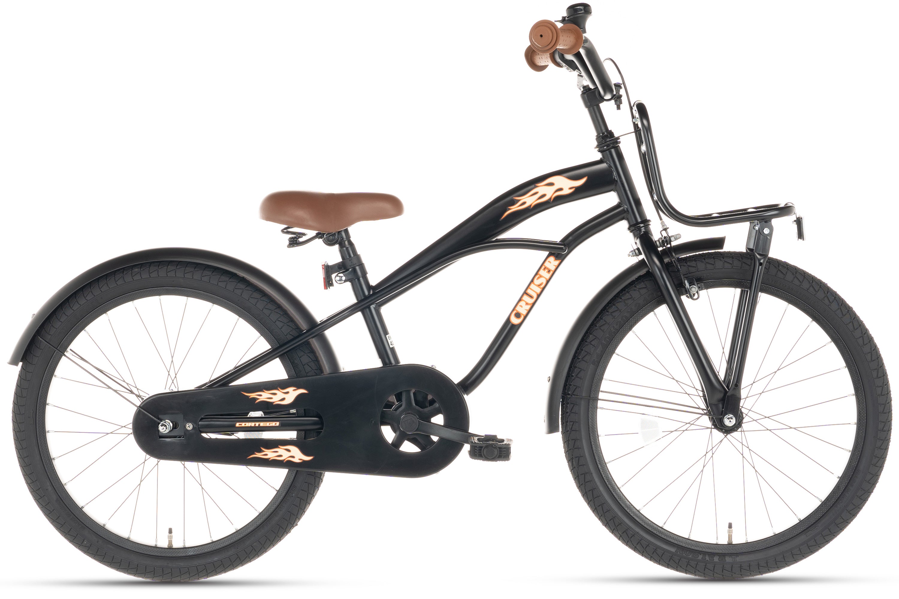 Cortego Cruiser Plus Jongensfiets Zwart 20 Inch
