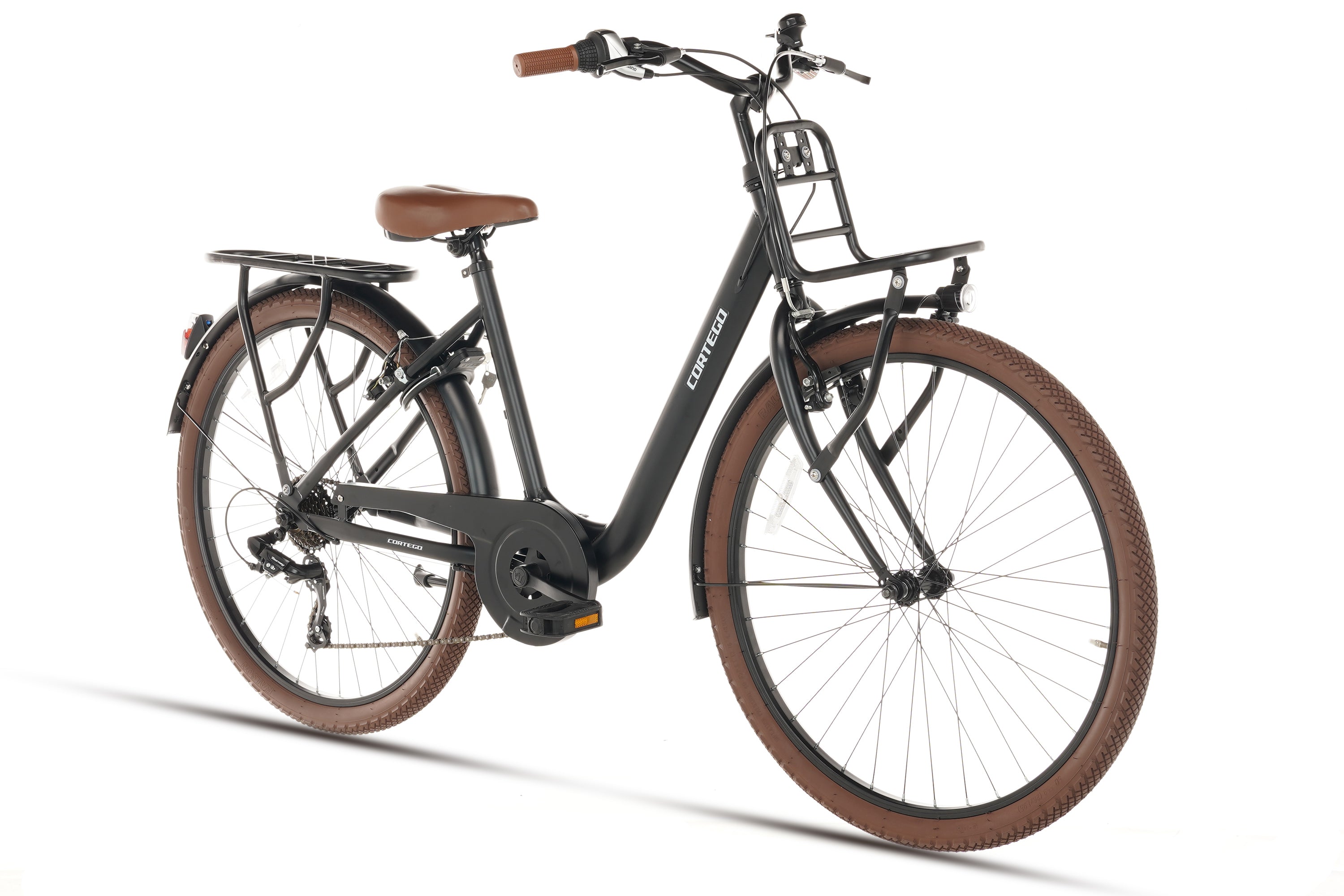 Cortego Excellent Meisjesfiets 26 inch - 7 Versnellingen - Mat-Zwart