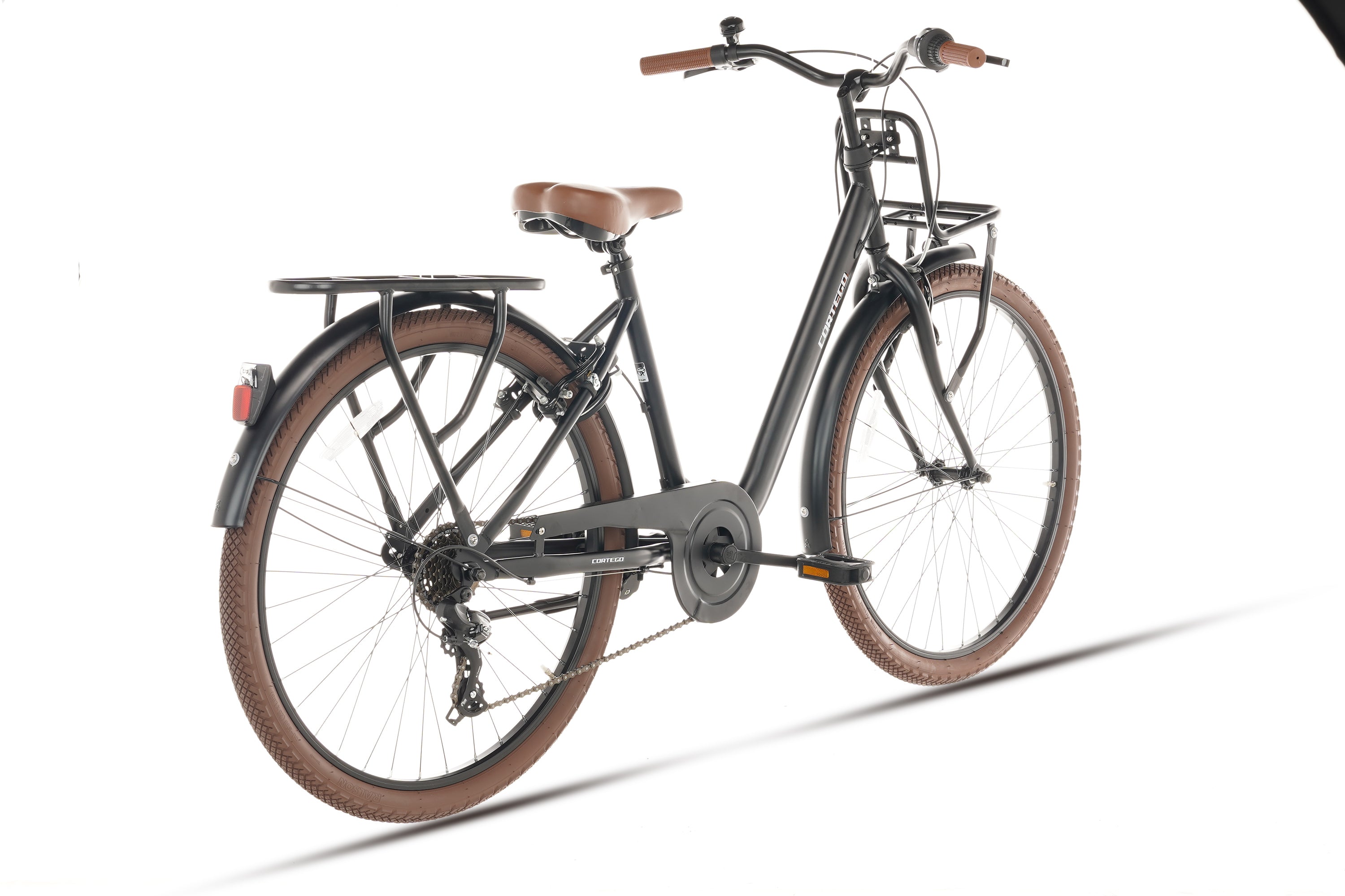 Cortego Excellent Meisjesfiets 26 inch - 7 Versnellingen - Mat-Zwart