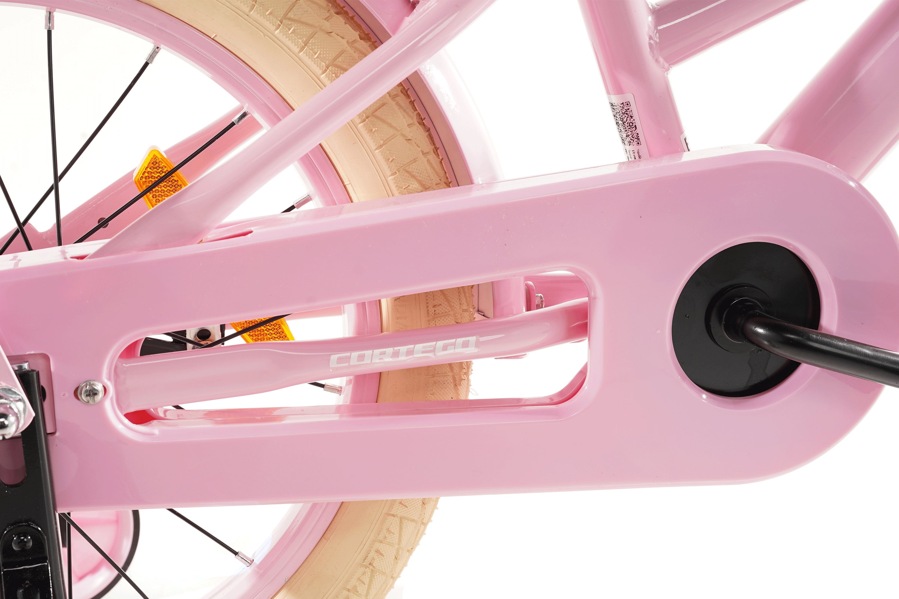 Cortego Liberty meisjesfiets Roze 16 inch + mand