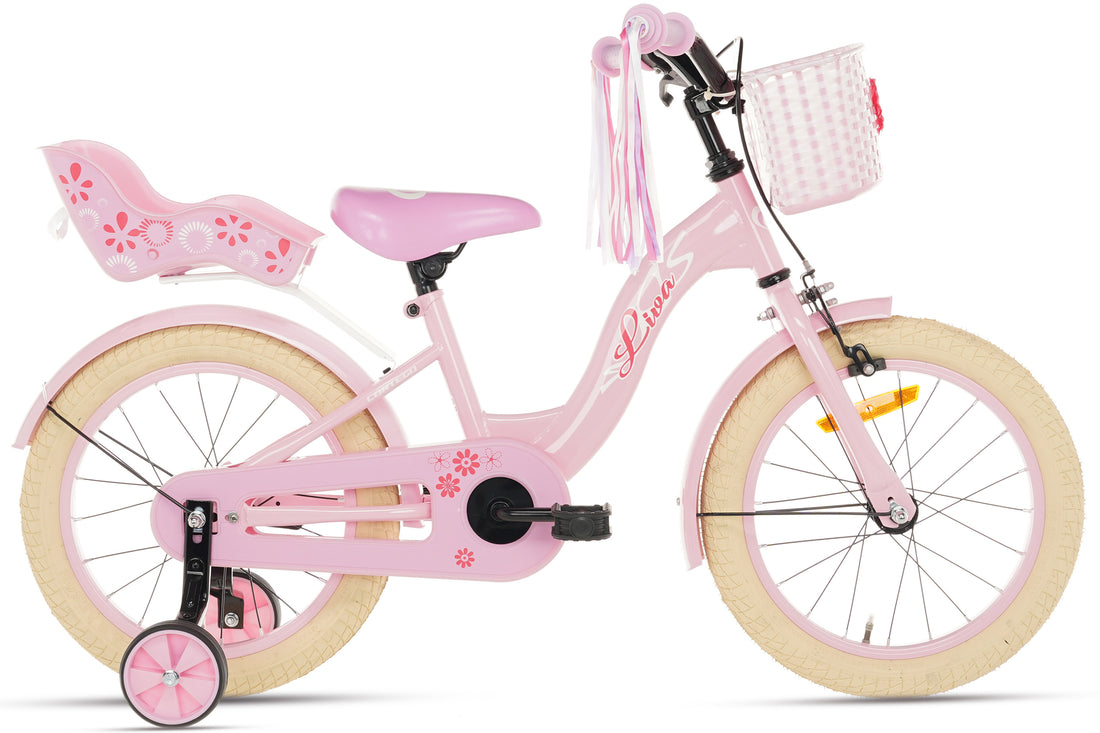 Cortego Liva Meisjesfiets 12 inch Roze
