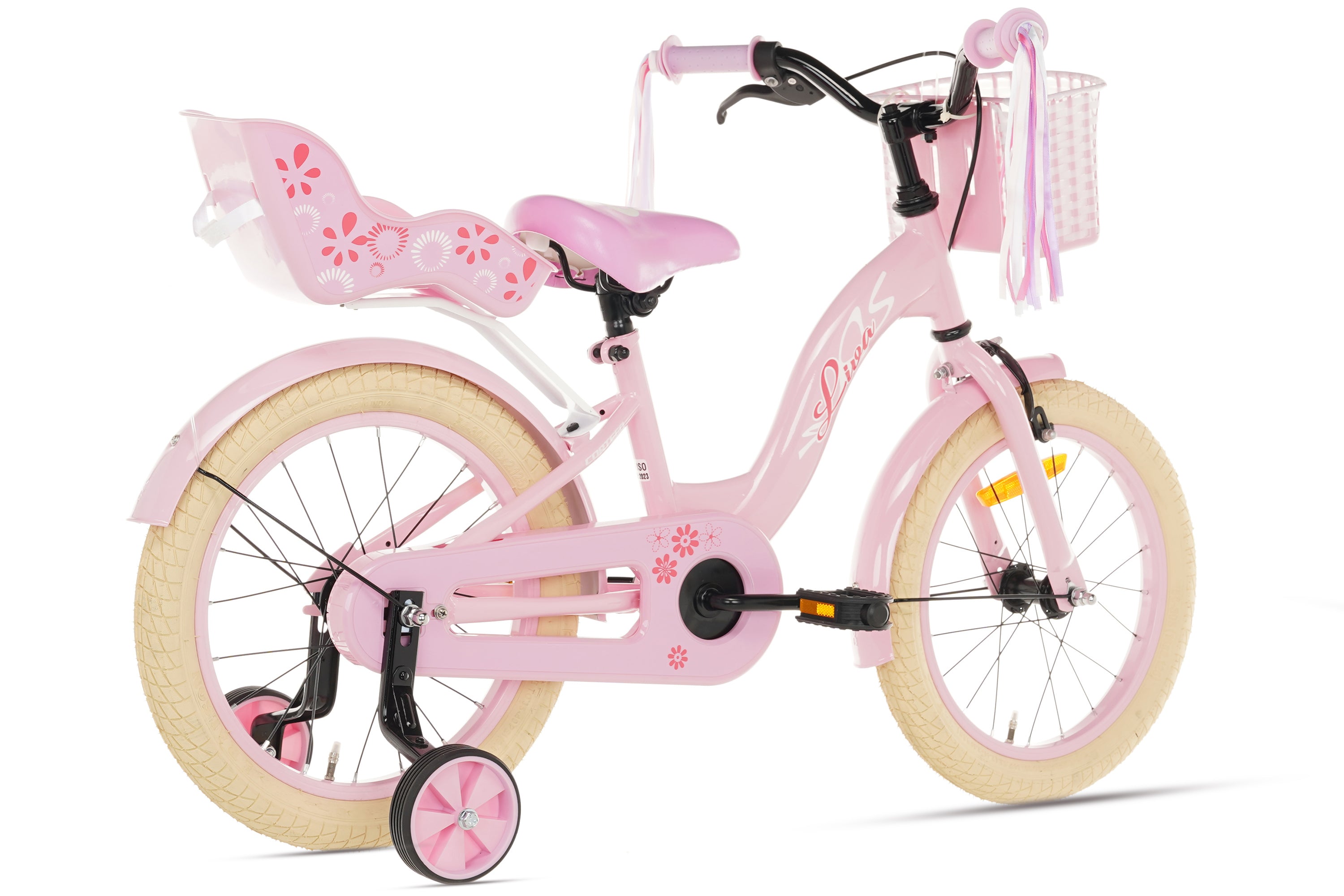 Cortego Liva Meisjesfiets 12 inch Roze