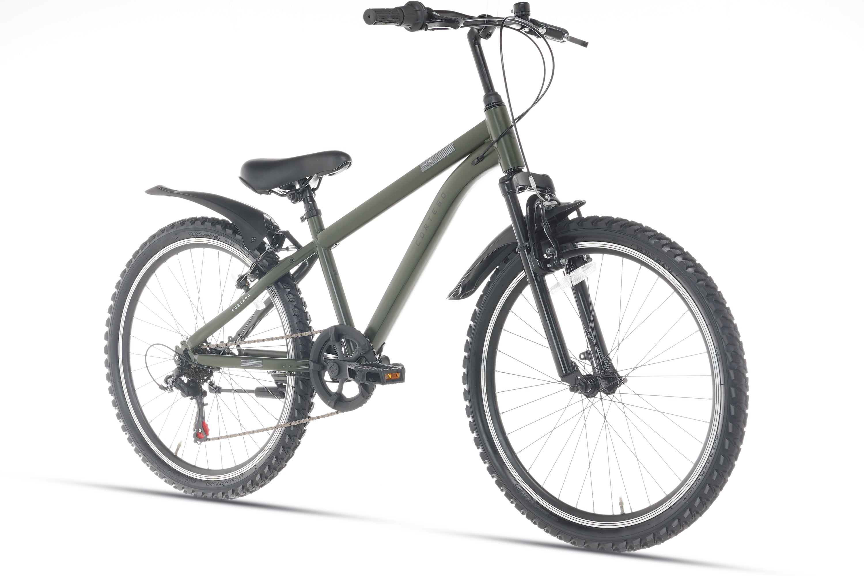 Cortego Ranger 7-speed Jongensfiets 26 inch Army Green