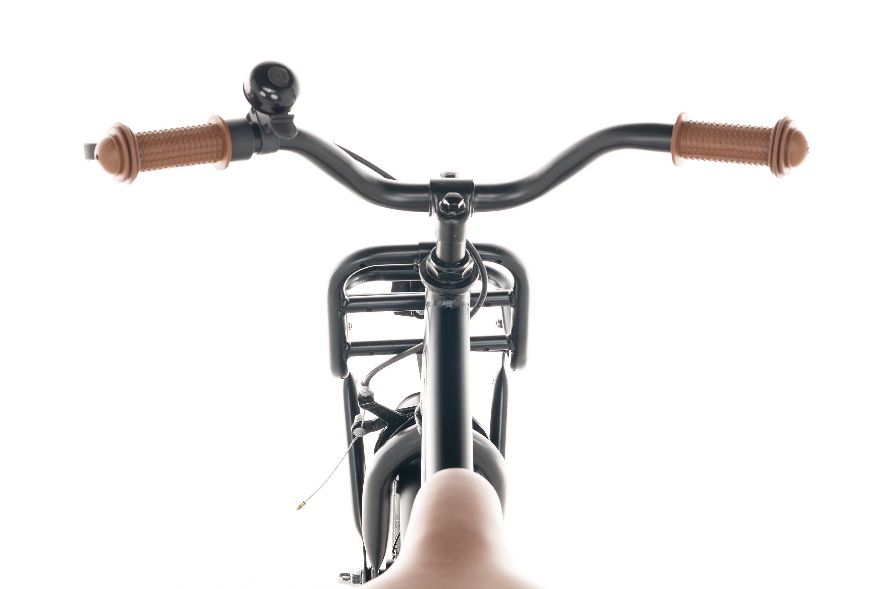 Cortego Urban Jongensfiets Mat-Zwart 12 inch