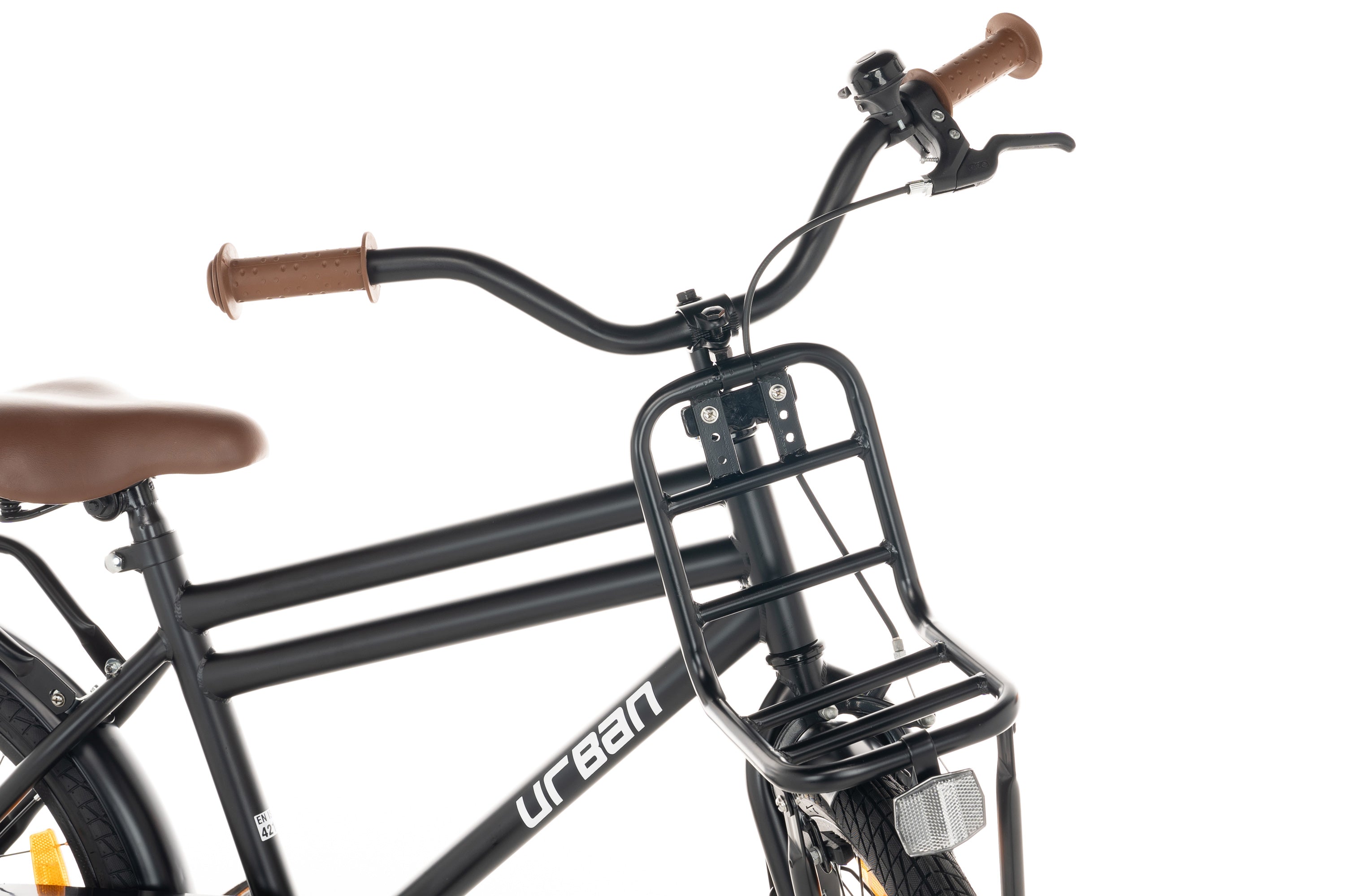 Cortego Urban Jongensfiets Mat-Zwart 20 inch