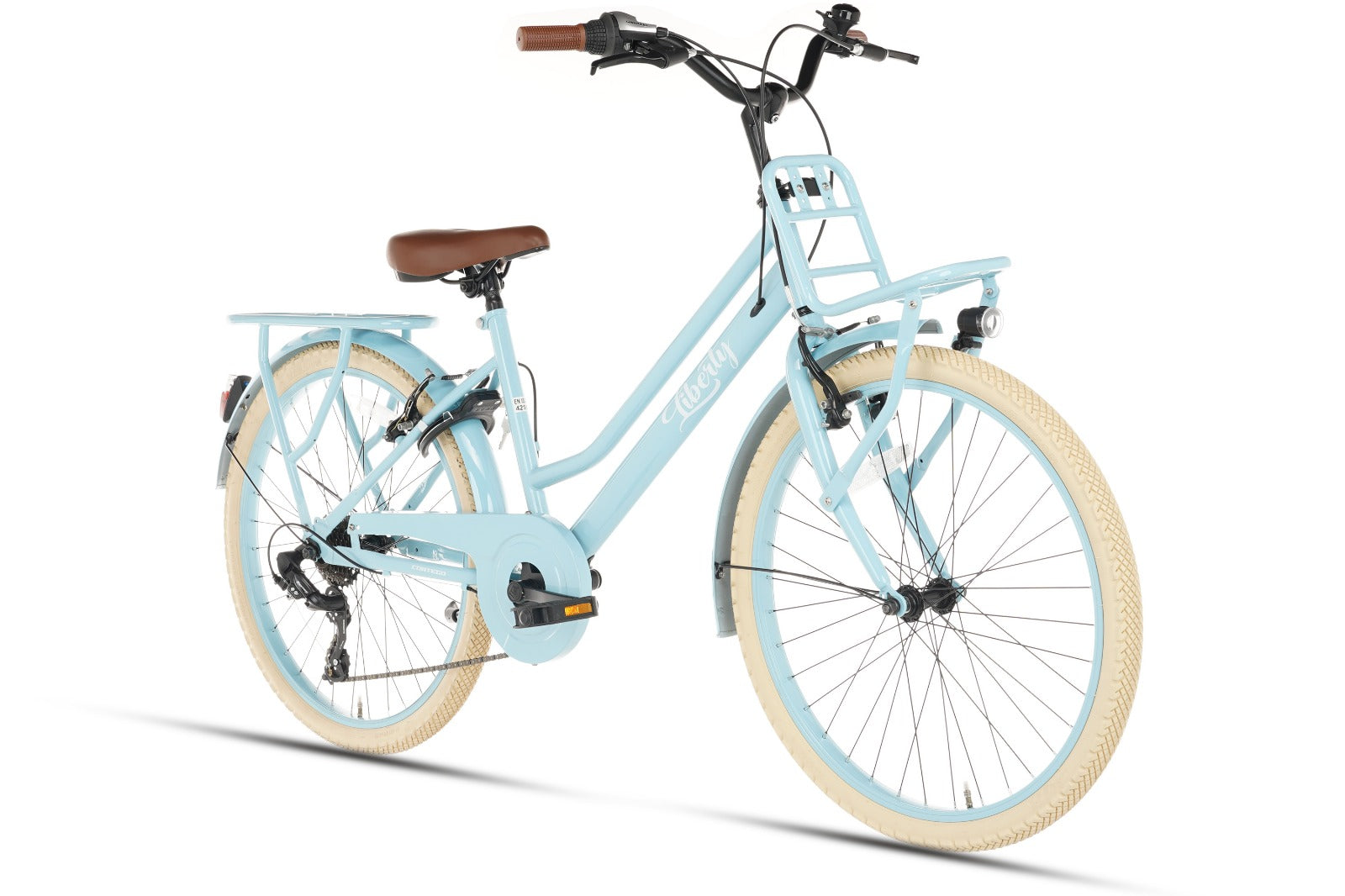 Cortego liberty Meisjesfiets 24 inch - 7 Versnellingen - Blauw
