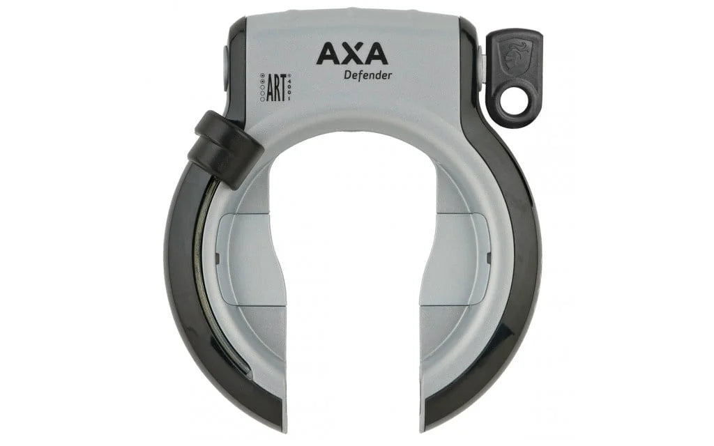 Axa ringslot Defender zilver/zwart