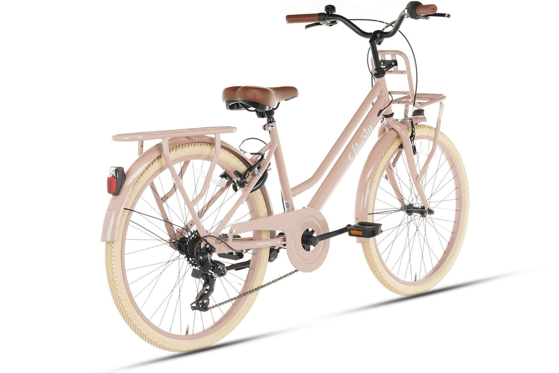 Cortego Liberty Meisjesfiets 26 inch - 7 Versnellingen - Zalm