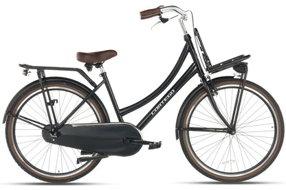 Cortego Cargo Transportfiets 28 inch Mat-zwart