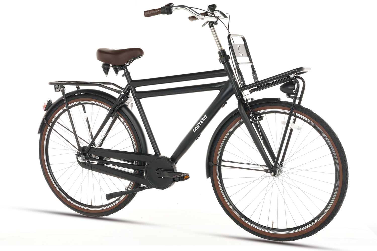 Cortego Cargo Herenfiets 3 Versnellingen Mat-Zwart