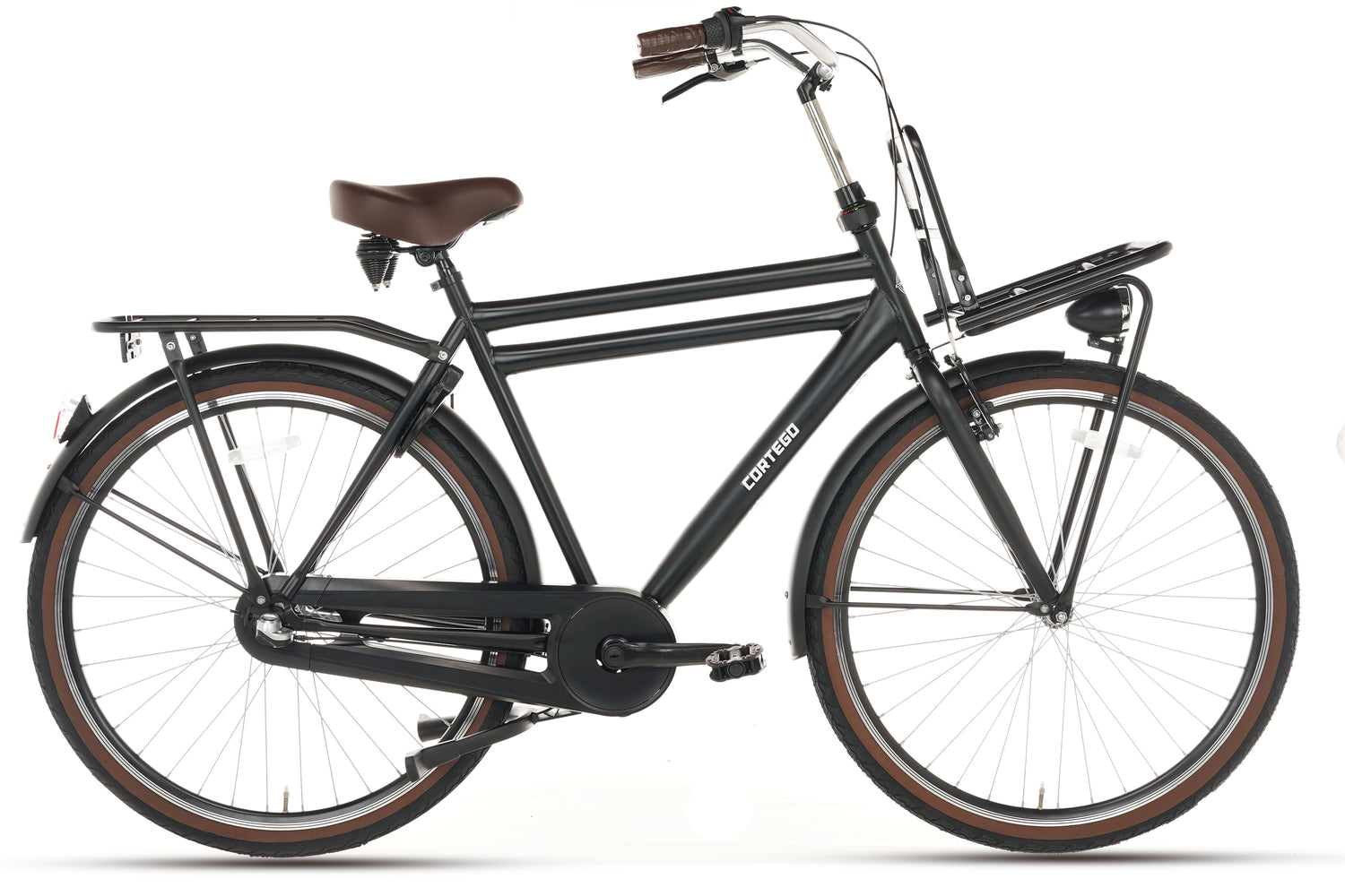 Cortego Cargo Herenfiets 3 Versnellingen Mat-Zwart