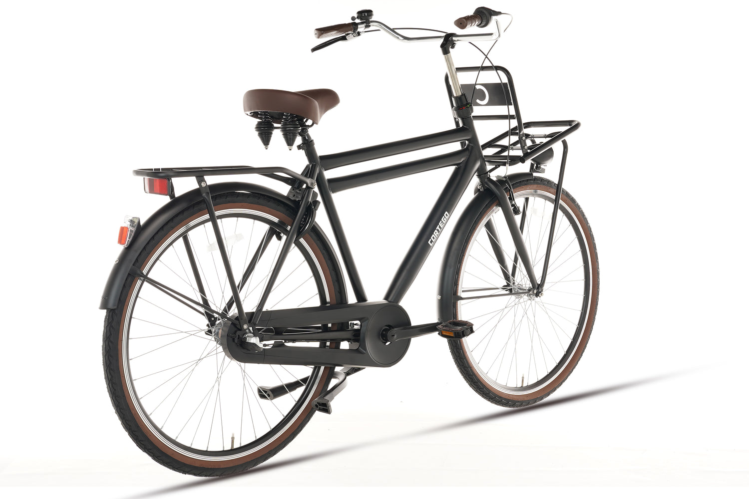 Cortego Cargo Herenfiets 3 Versnellingen Mat-Zwart