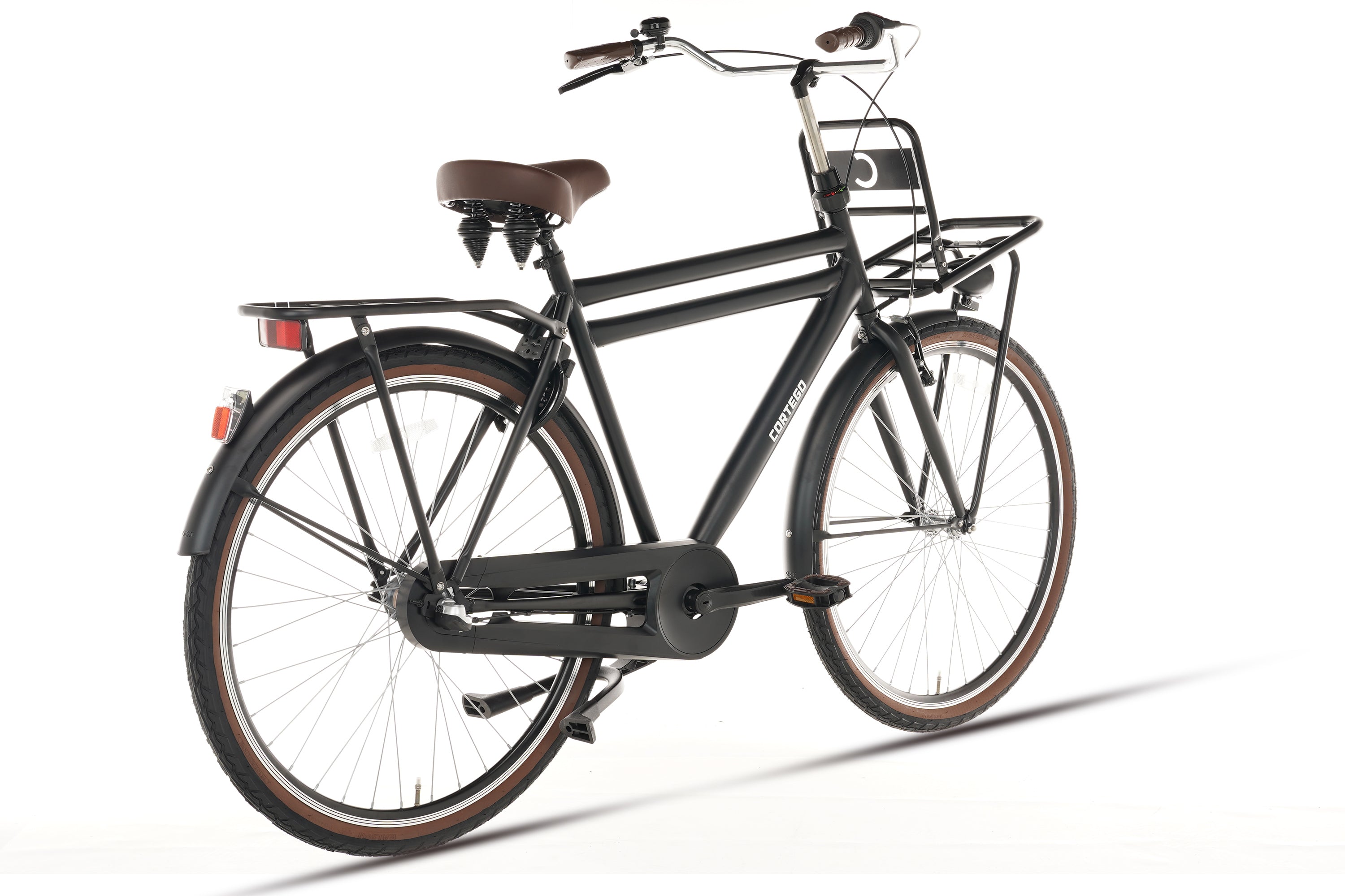 Cortego Cargo Herenfiets 3 Versnellingen Mat-Zwart