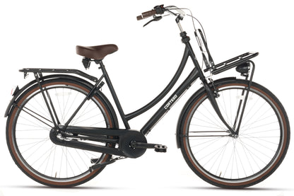 Cortego Cargo N3 Transportfiets Mat-Zwart - 3 Versnellingen
