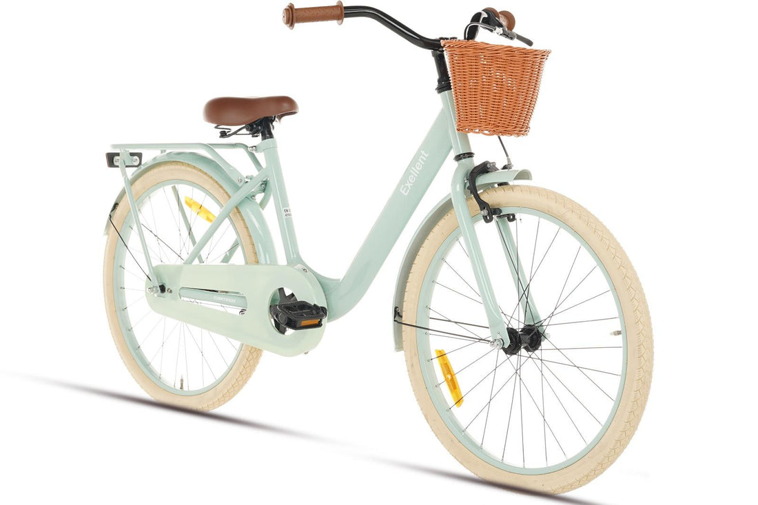 Cortego Excellent Meisjesfiets Groen 22 inch + Mand