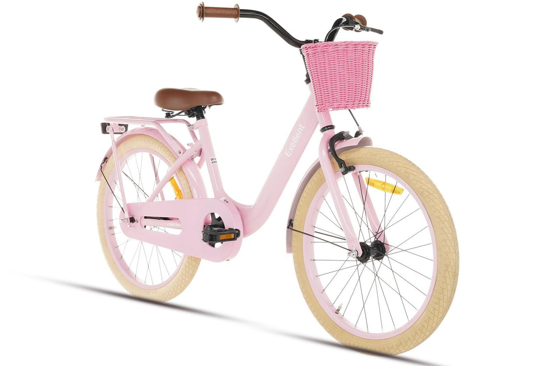 Cortego Excellent Meisjesfiets Roze 22 inch + Mand